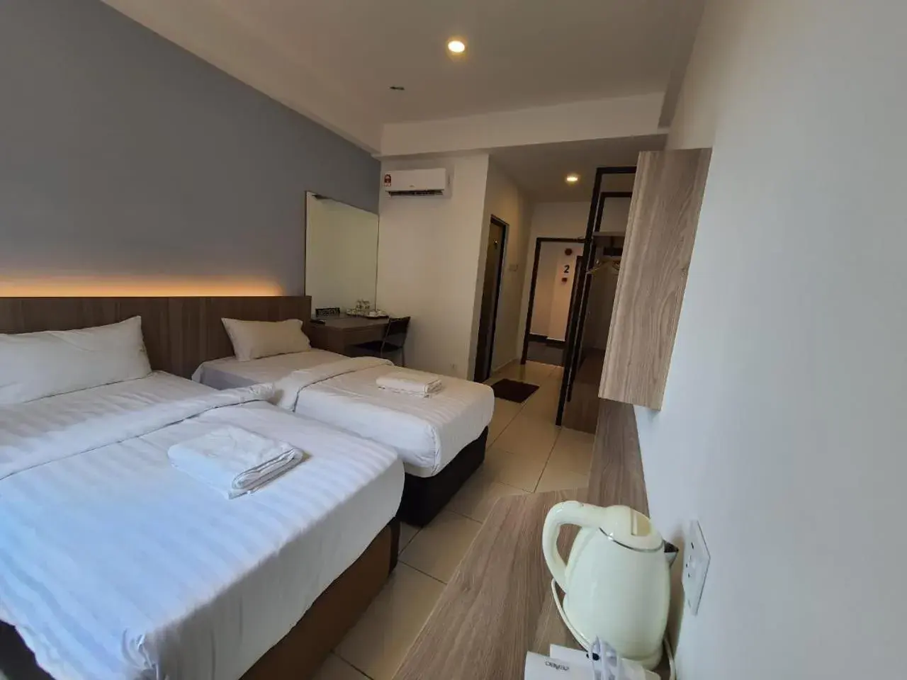 Bed in Hotel Golden View Nilai