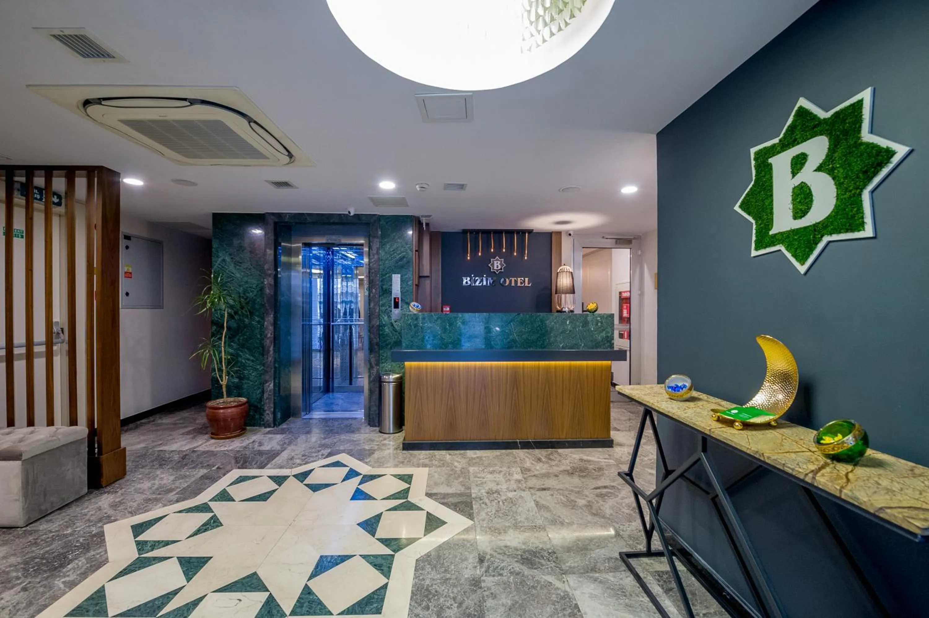 Lobby or reception in Bizim Hotel