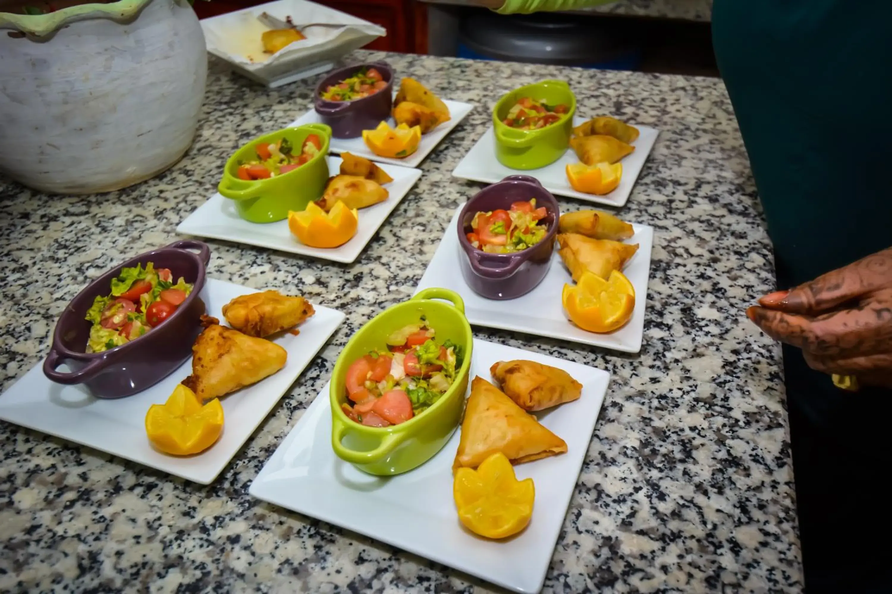 Food close-up in Riad Eloise