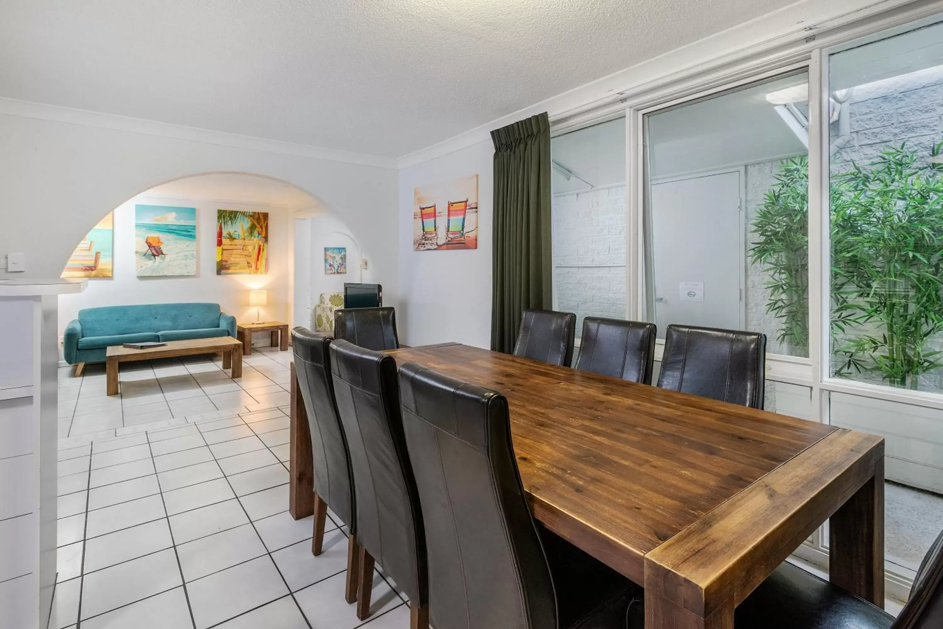 Living room in The Beach Motel Hervey Bay