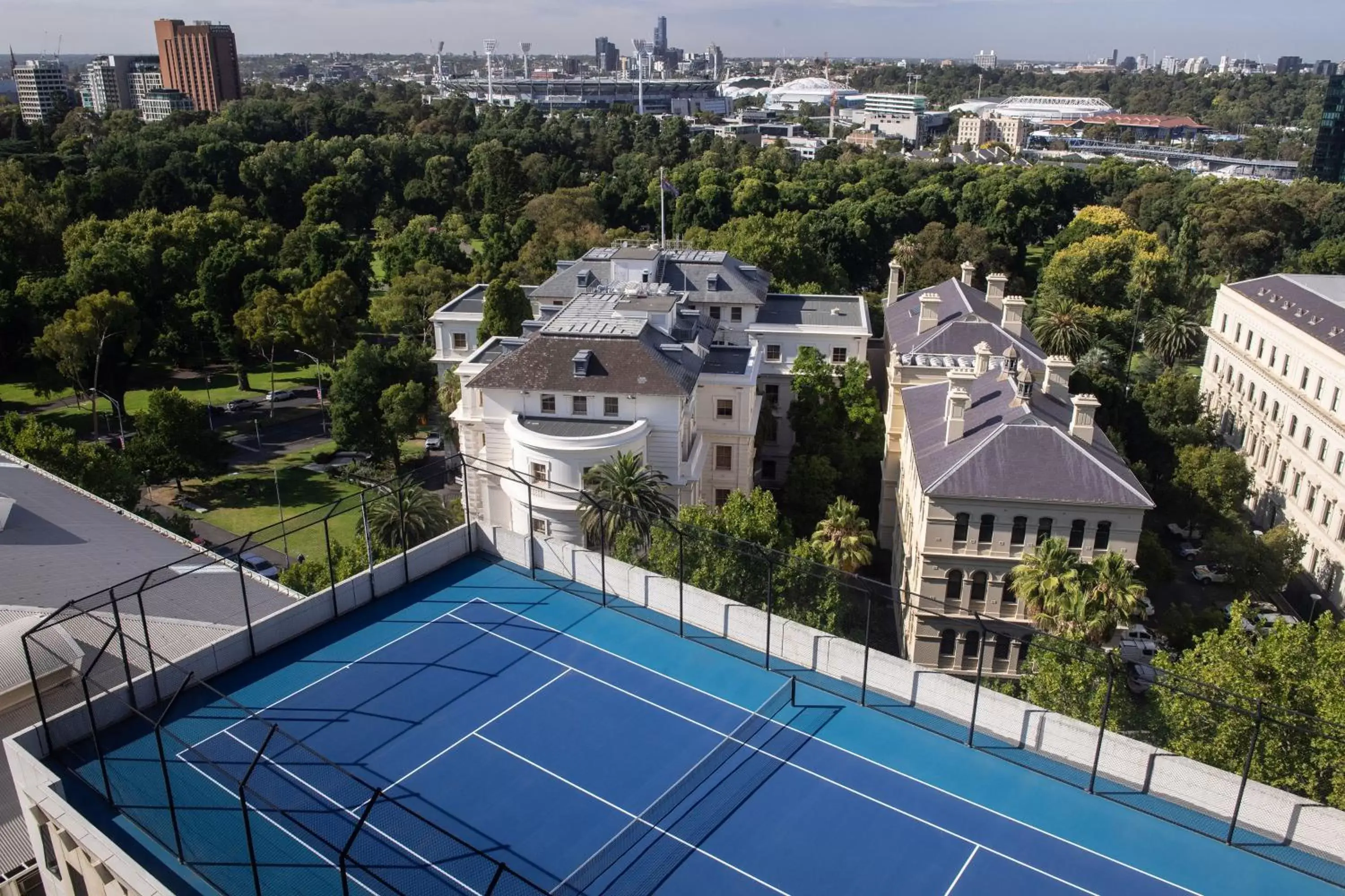 Tennis court, Bird's-eye View in Park Hyatt Melbourne
