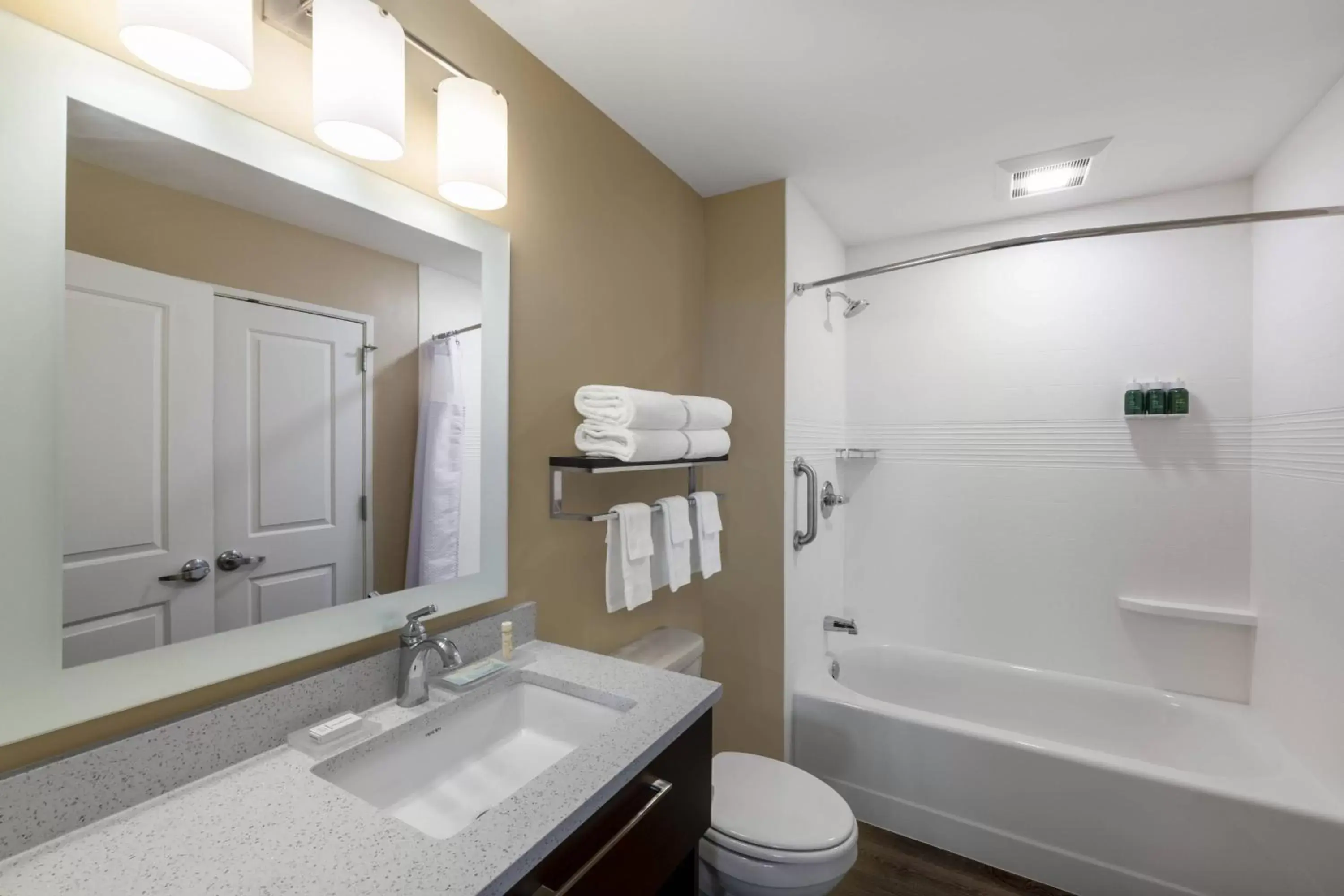 Bathroom in TownePlace Suites by Marriott St. Louis Edwardsville, IL