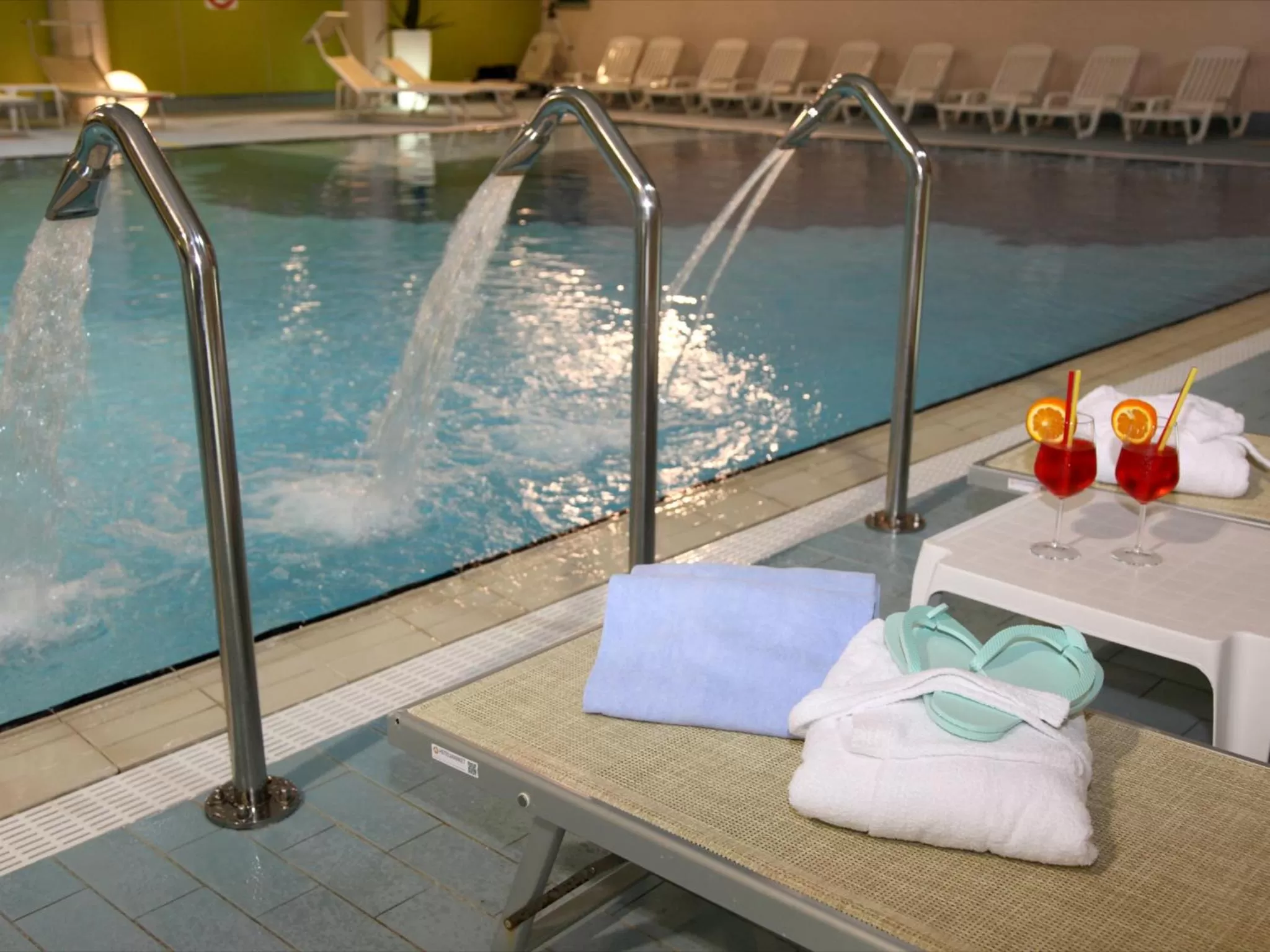 Swimming pool in Hotel Nigritella