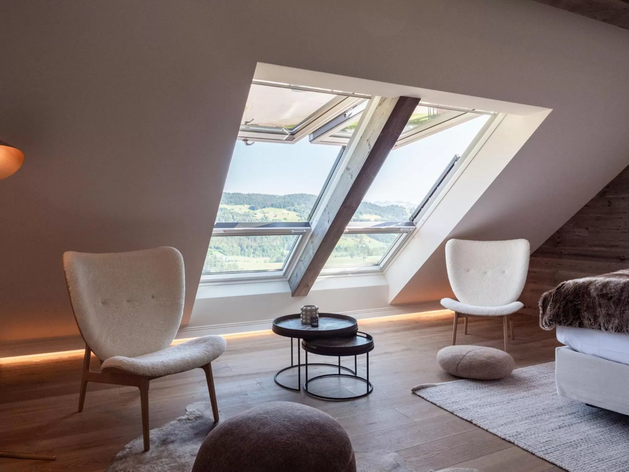 Living room in Alpenloge Design Hotel