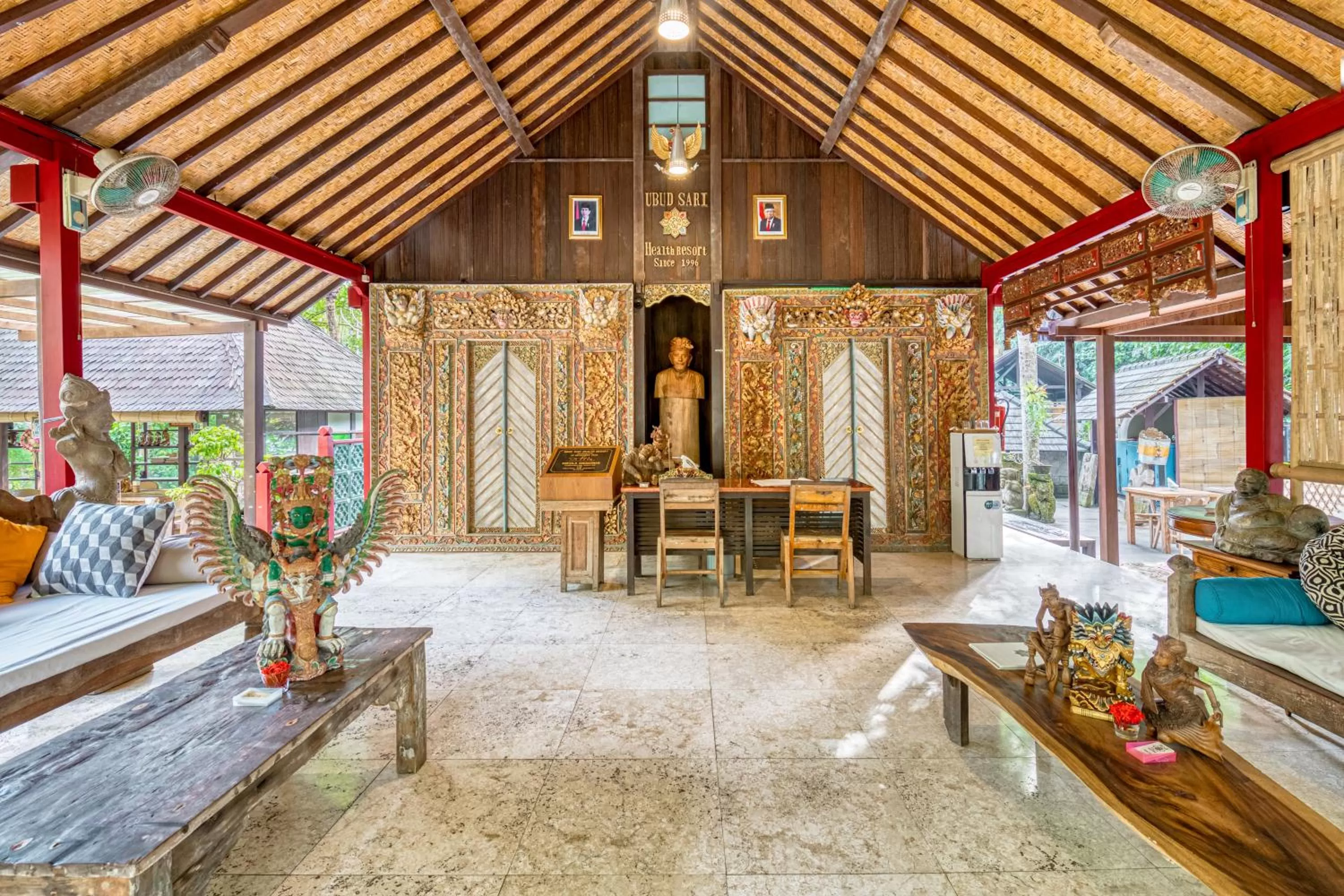 Lobby or reception in Ubud Sari Health Resort