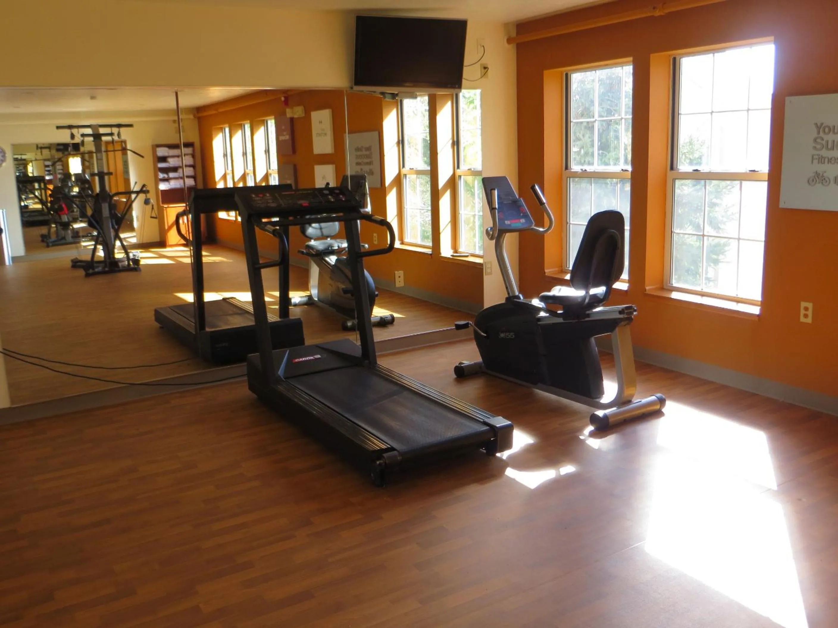 Fitness centre/facilities in Bayside Hotel of Mackinac
