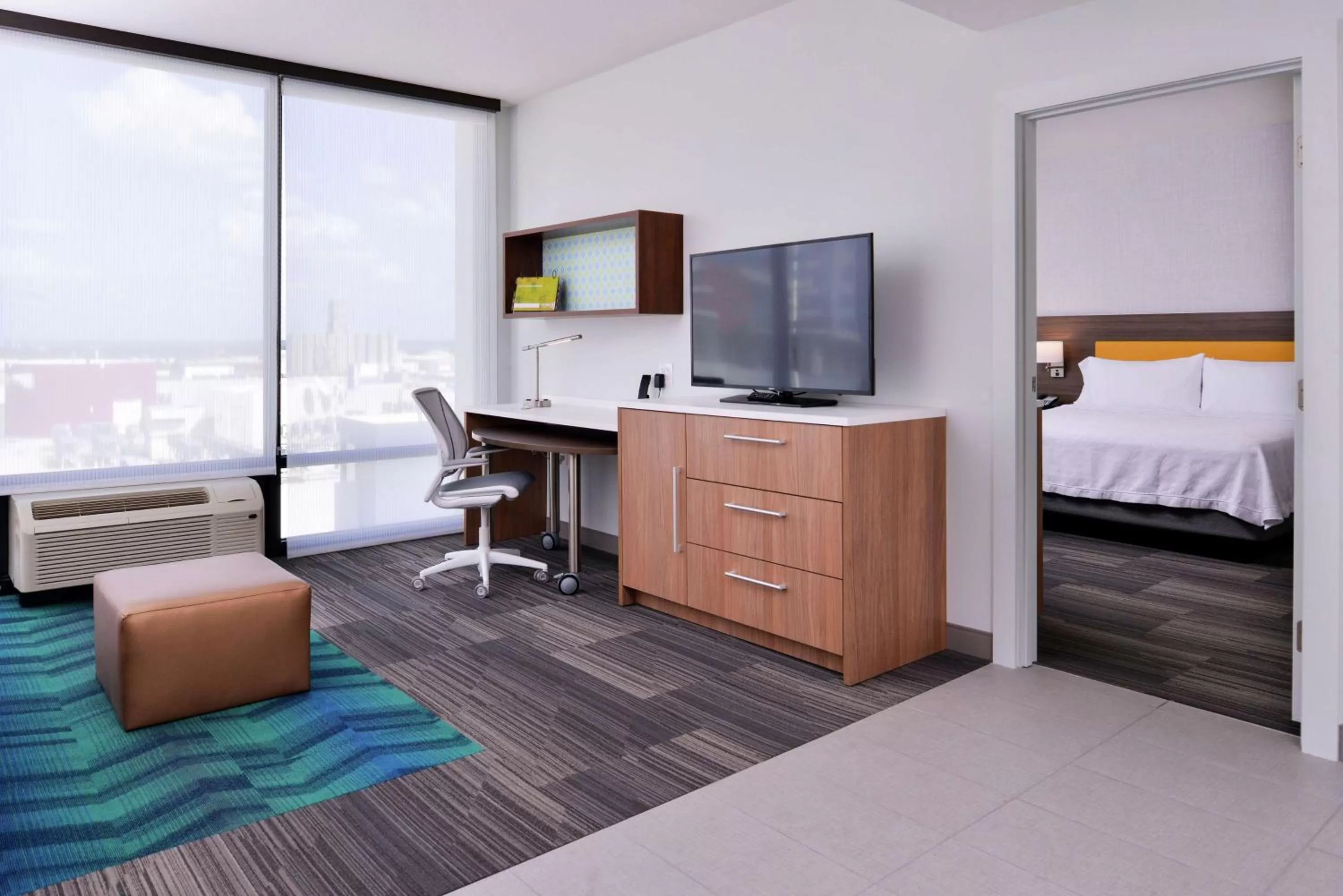 Bedroom, Bed in Home2 Suites By Hilton Tampa Downtown Channel District