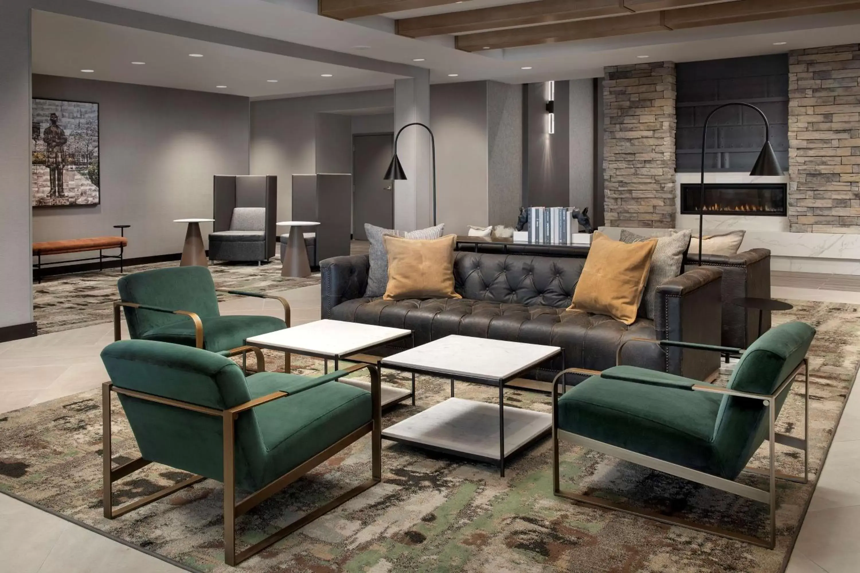 Lobby or reception, Seating Area in Homewood Suites By Hilton Louisville Airport