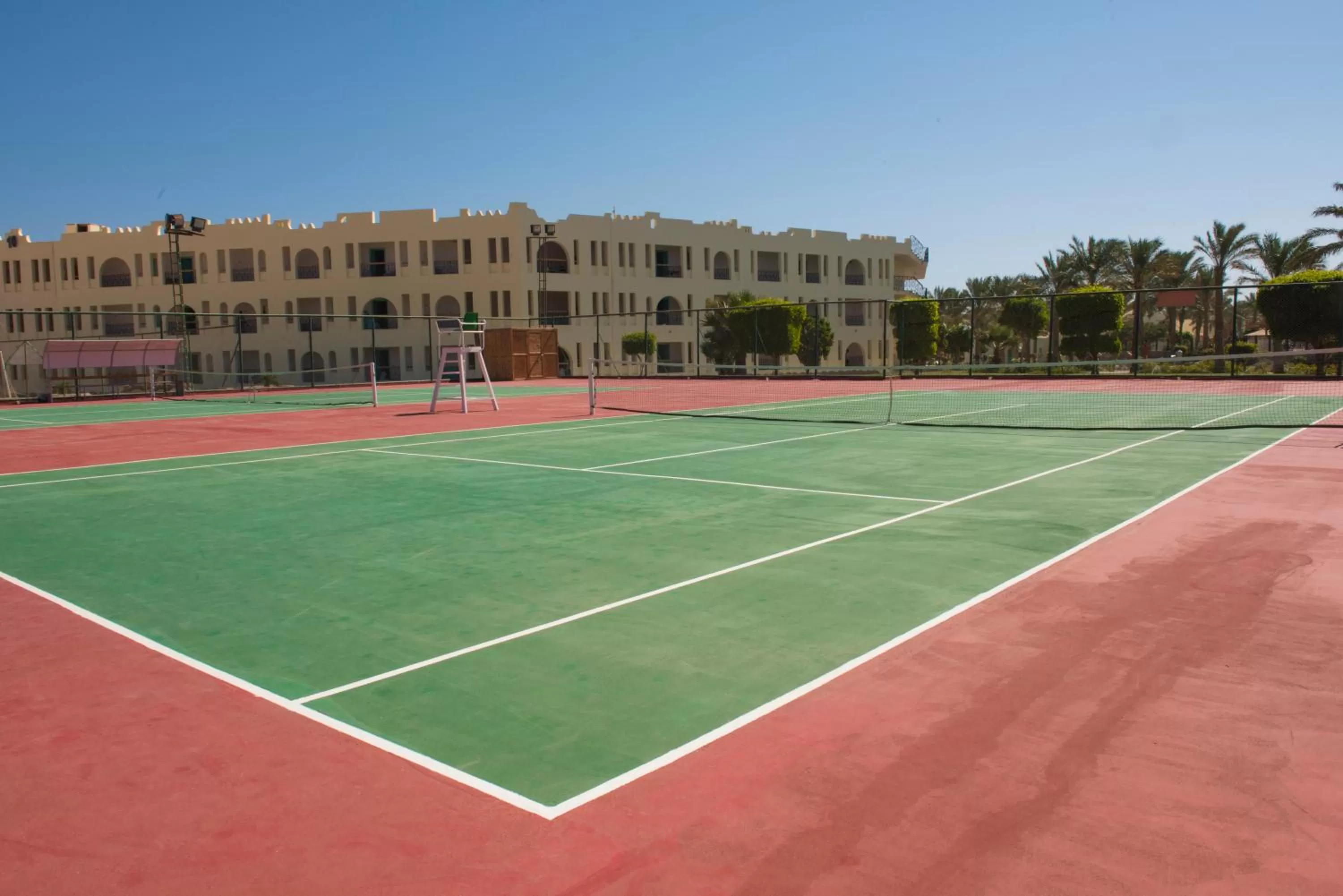 Tennis court in Sunrise Royal Makadi Resort