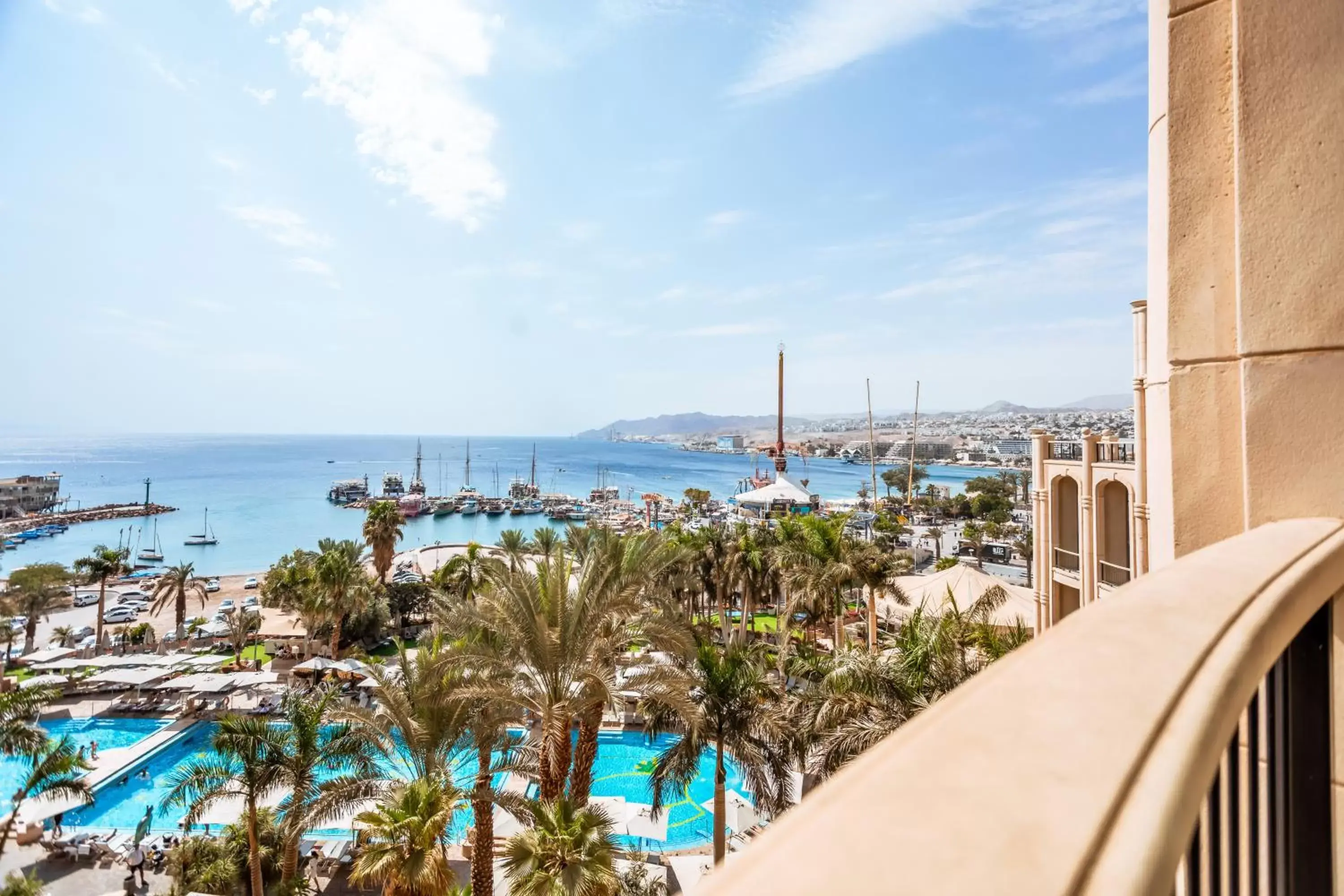 Sea view, Pool View in Queen of Sheba Eilat