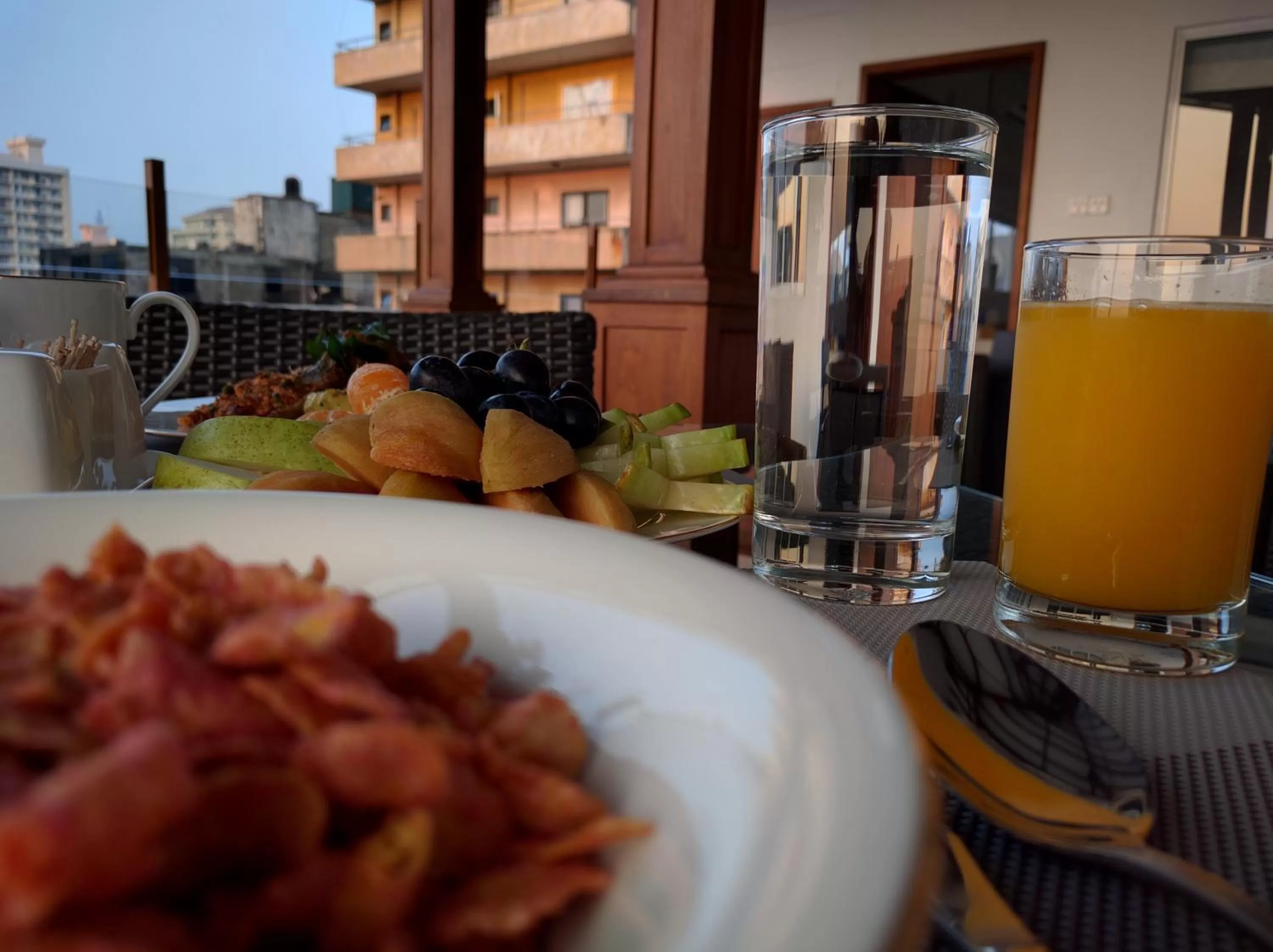 Asian breakfast in The Residence