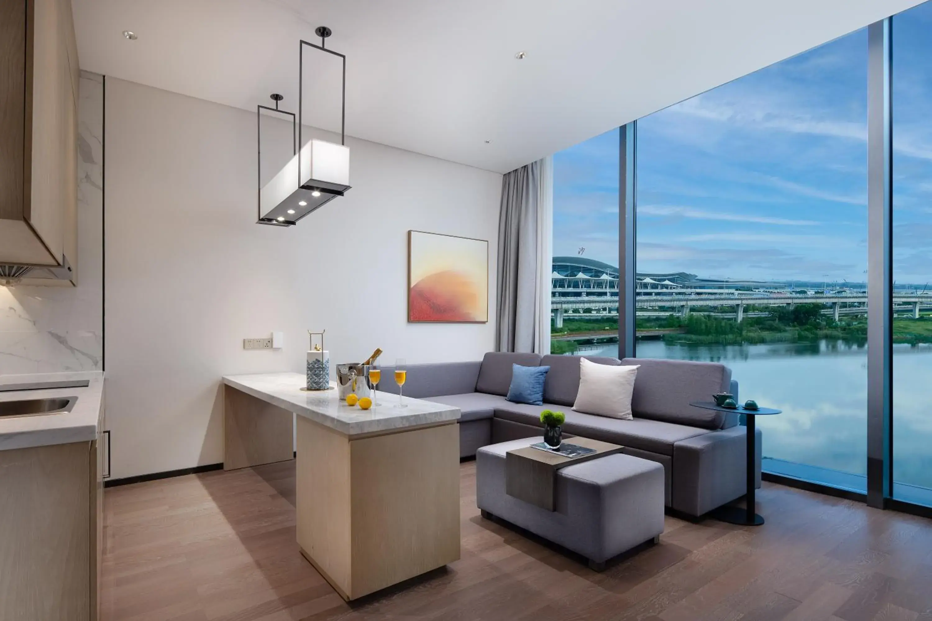 Seating area in Hyatt Place Changsha Airport