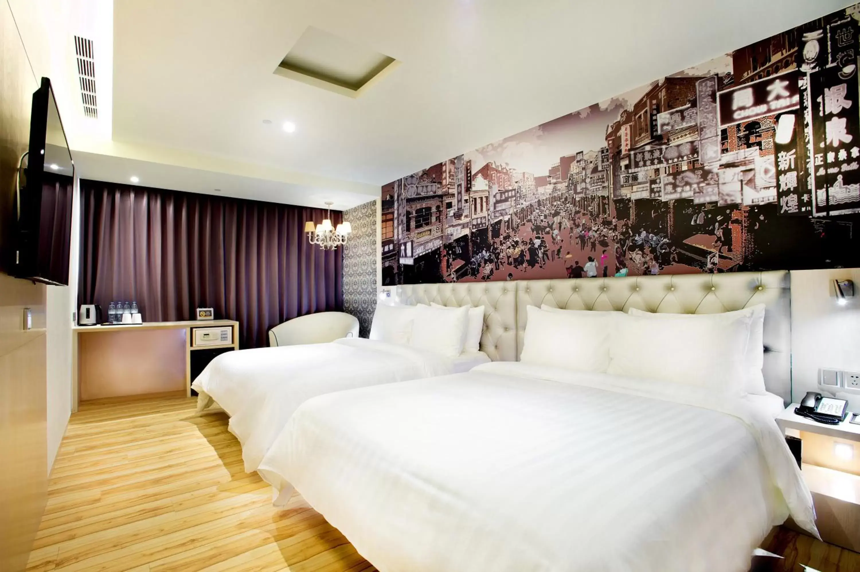 Bed in FX Hotel Tainan