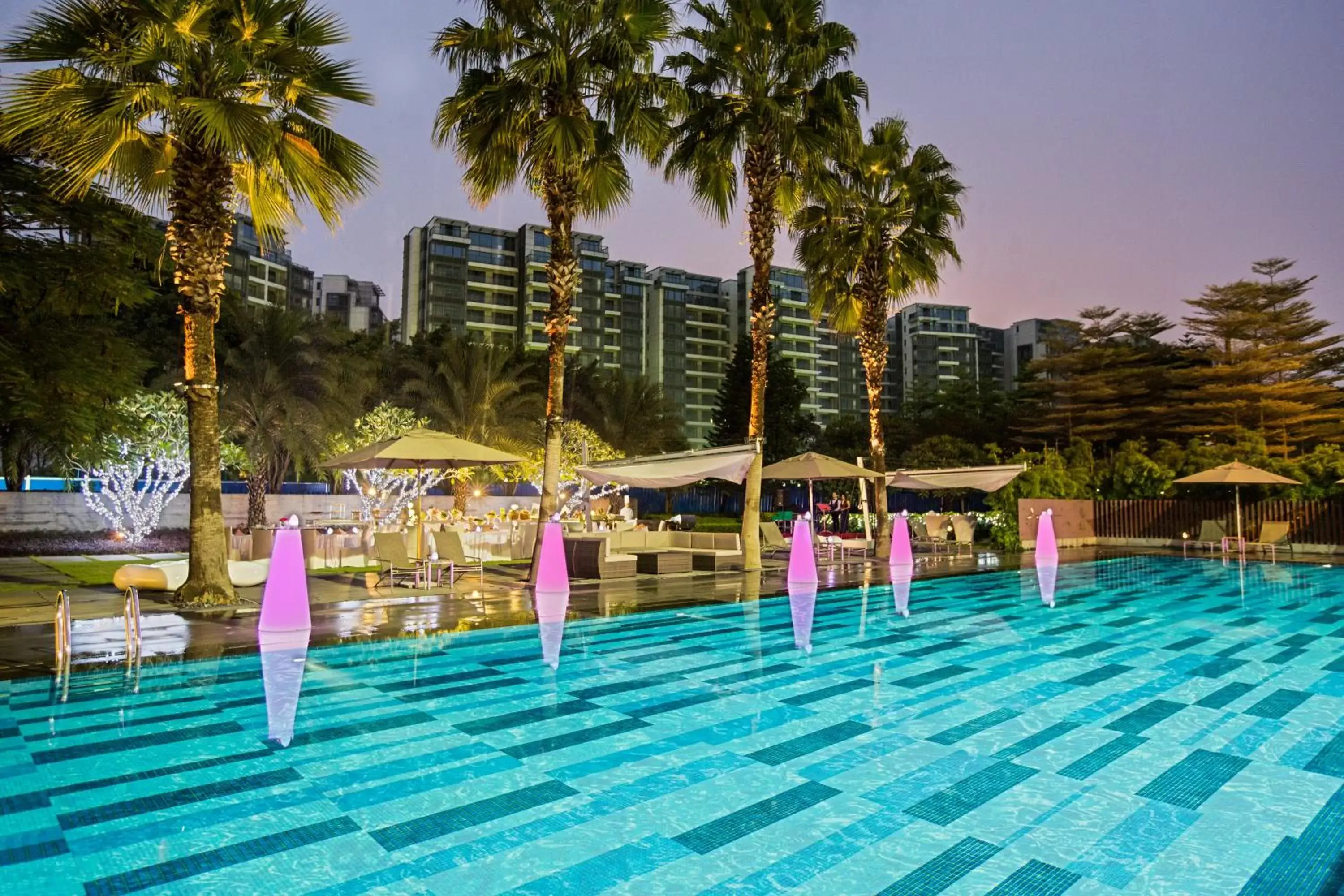 Lobby or reception, Swimming Pool in Crowne Plaza Guangzhou Huadu, an IHG Hotel