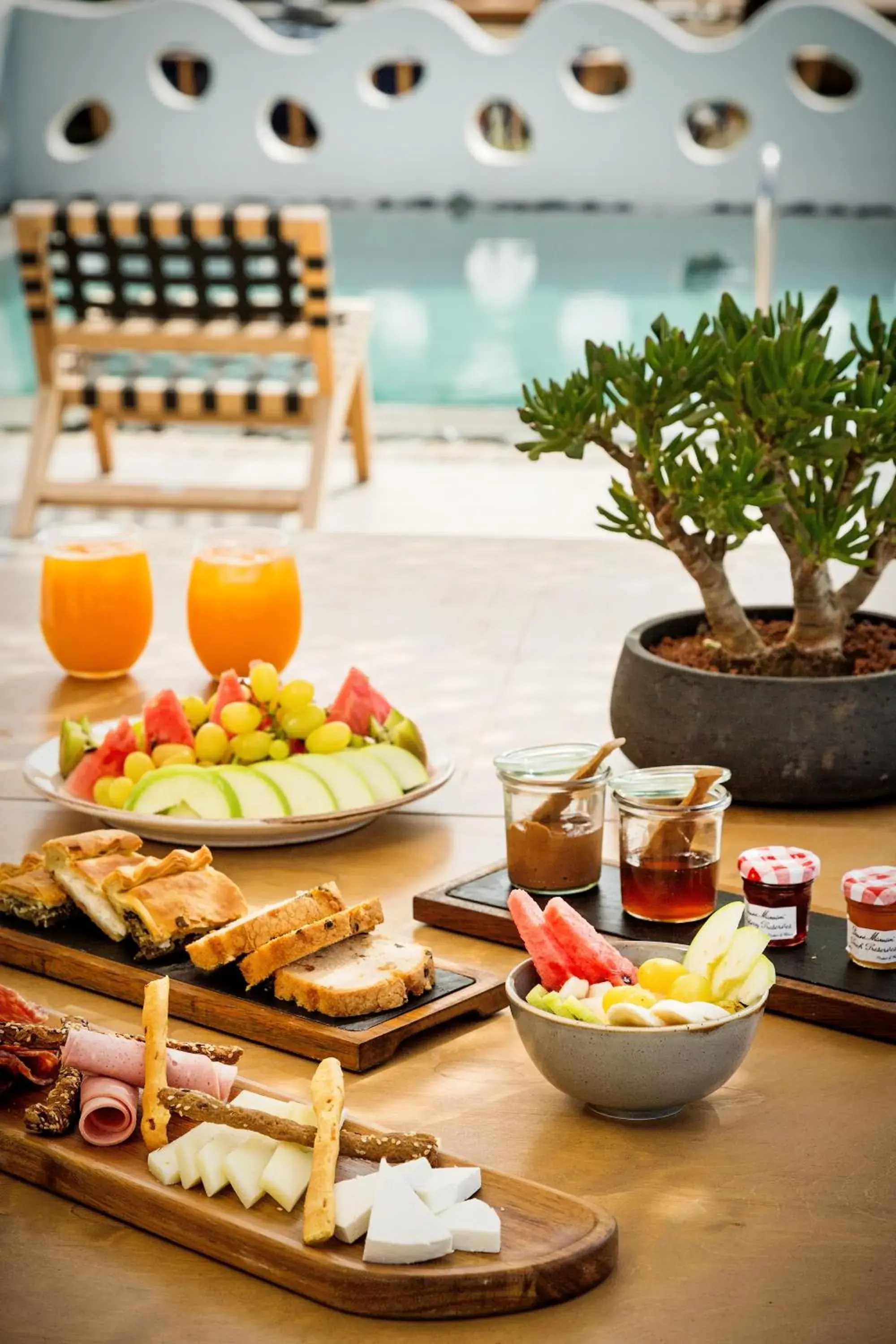 Food close-up in Portes Suites & Villas Mykonos