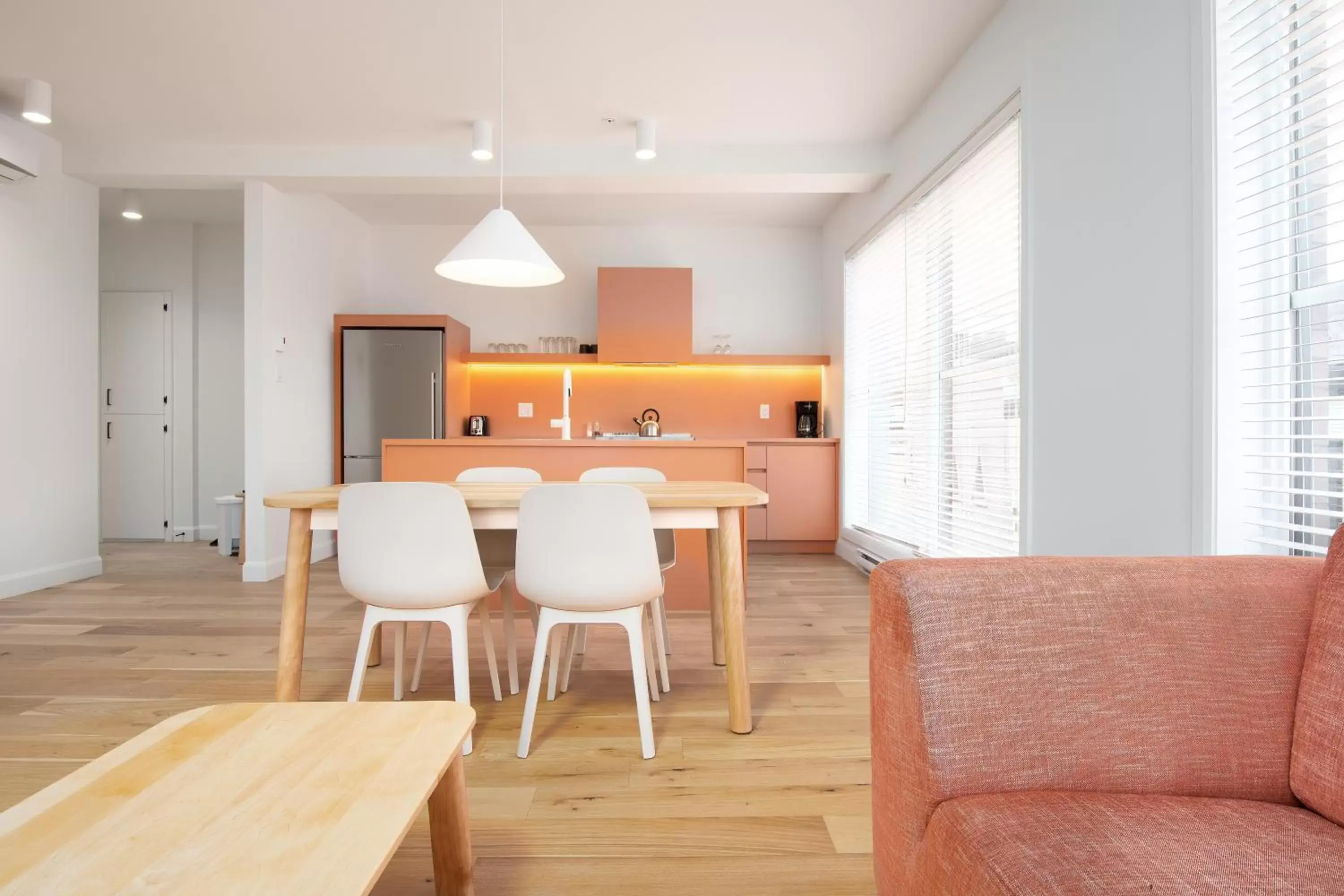 Kitchen or kitchenette, Seating Area in Les Lofts St-François - Par Les Lofts Vieux-Quebec