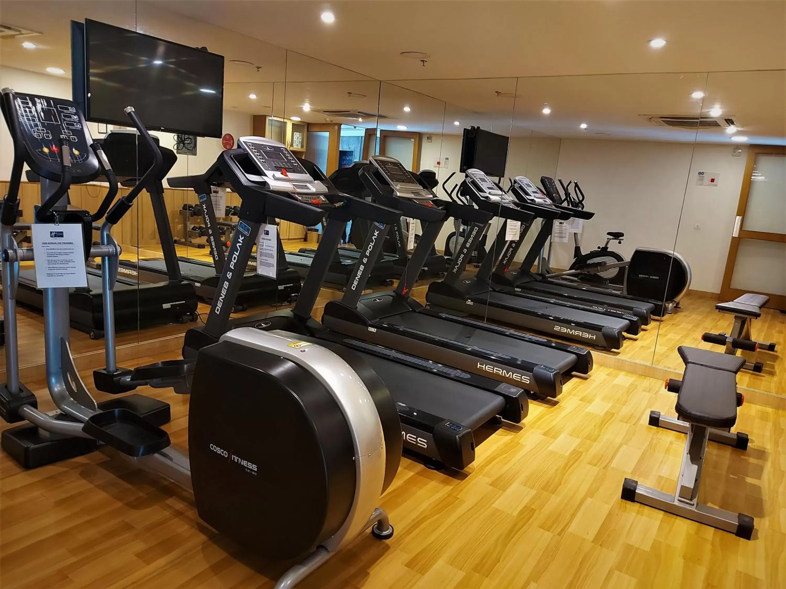 Fitness centre/facilities in Holiday Inn Express Ahmedabad Prahlad Nagar by IHG Fitness centre/facilities in Holiday Inn Express Ahmedabad Prahlad Nagar by IHG