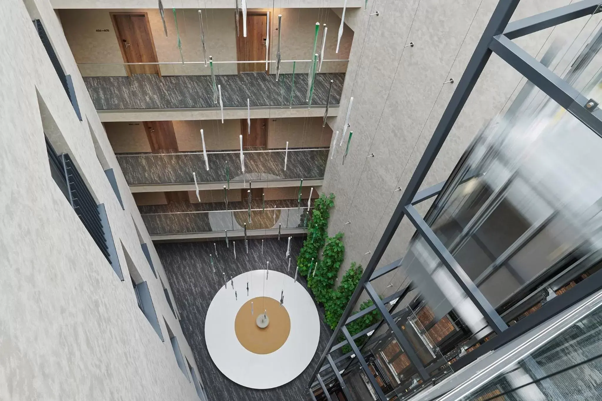 Inner courtyard view in Hotel Passage Inner courtyard view in Hotel Passage