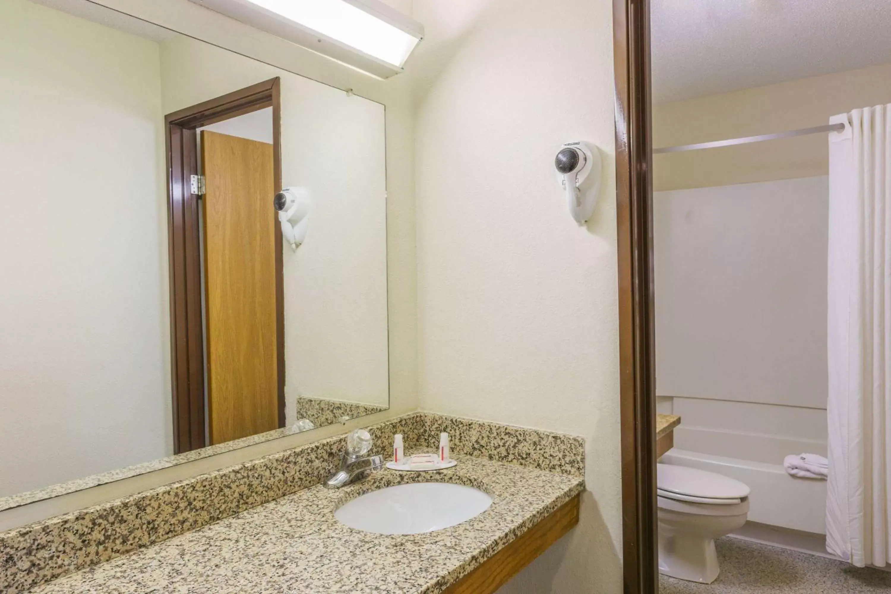 Bathroom in Super 8 by Wyndham Stroudsburg