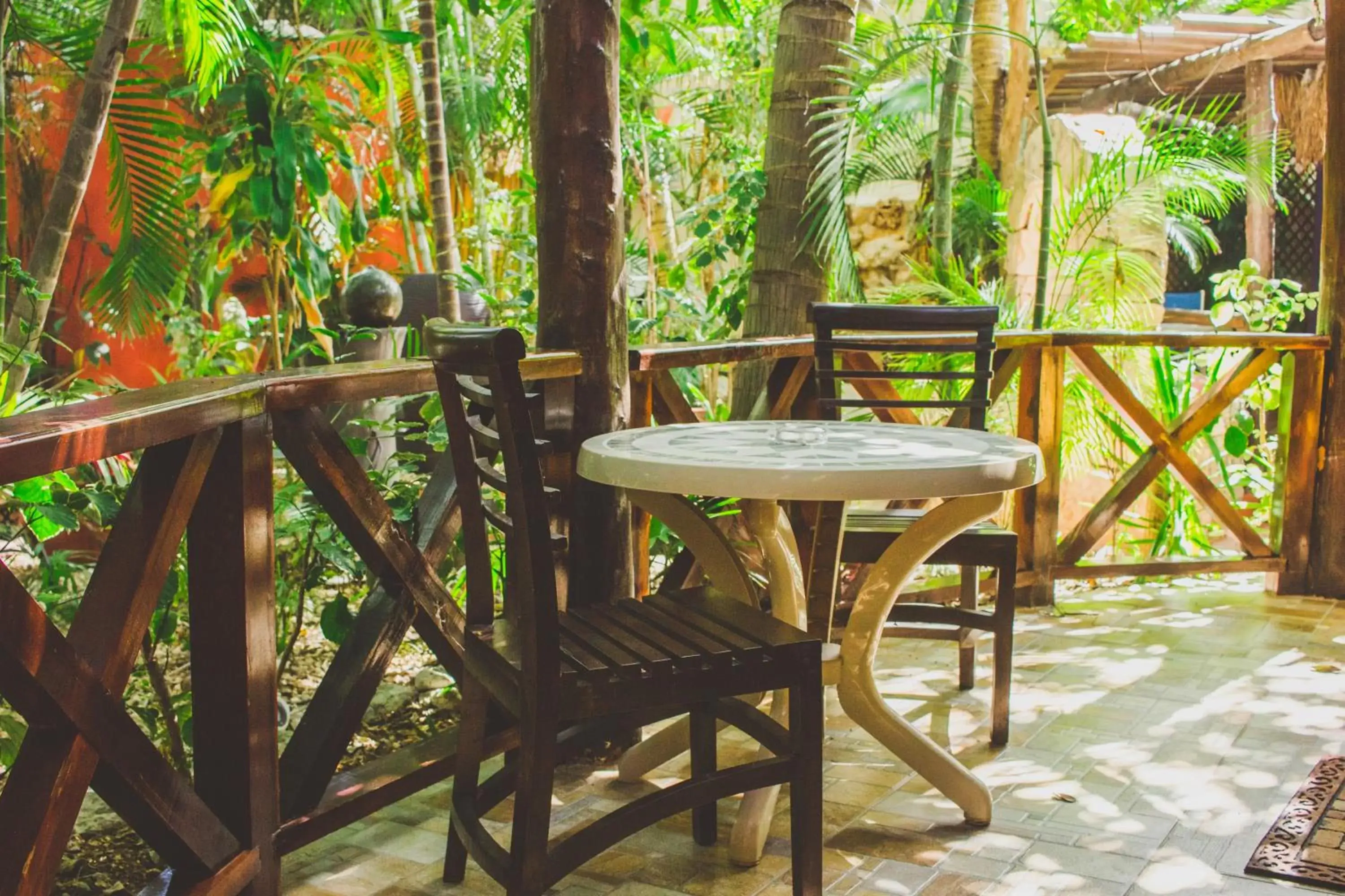 Balcony/Terrace in Cocos Cabañas Playa del Carmen Adults Only