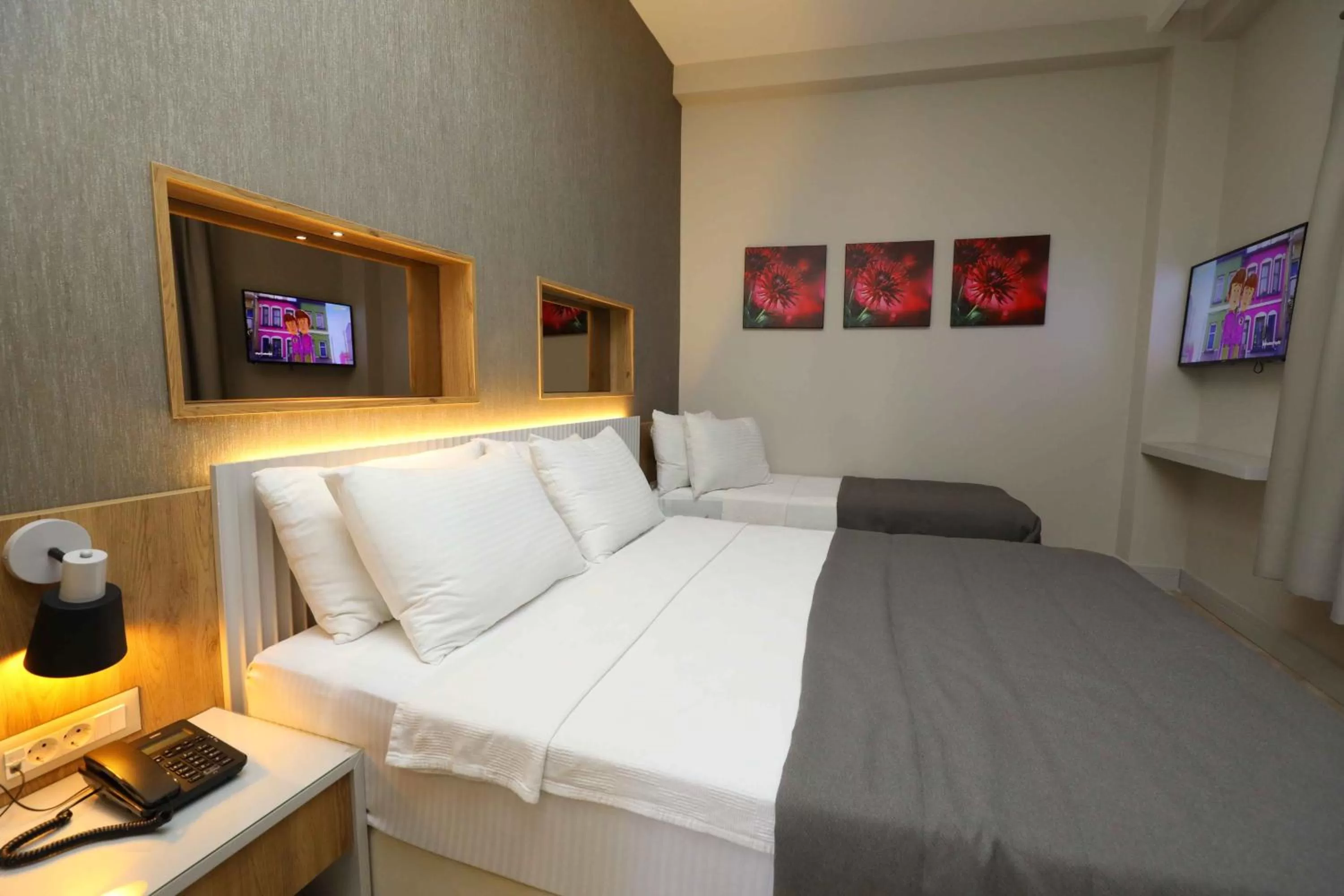 Bed in Ariel Hotel Alaçatı