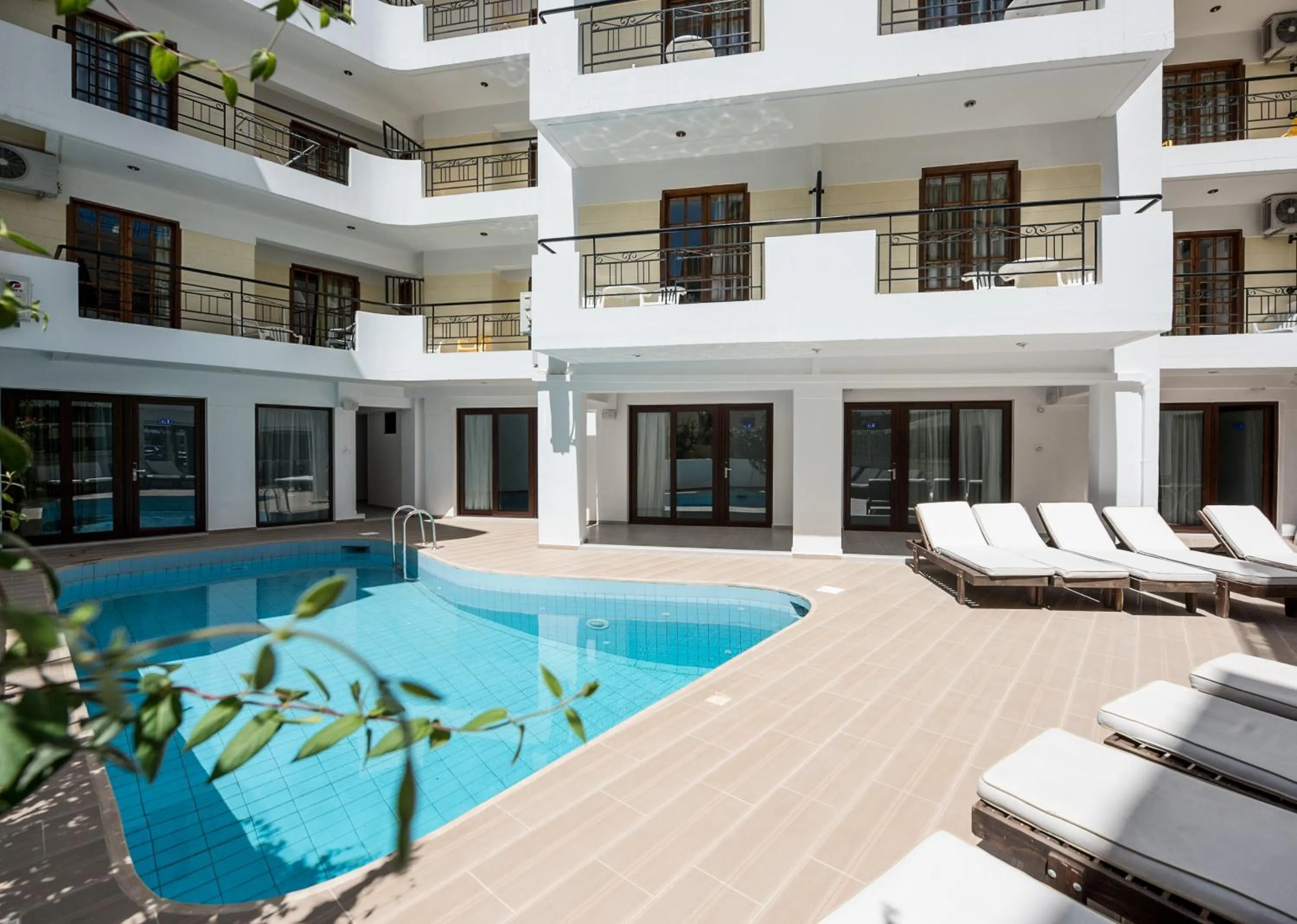 Swimming pool in Artemis Hotel Apartments