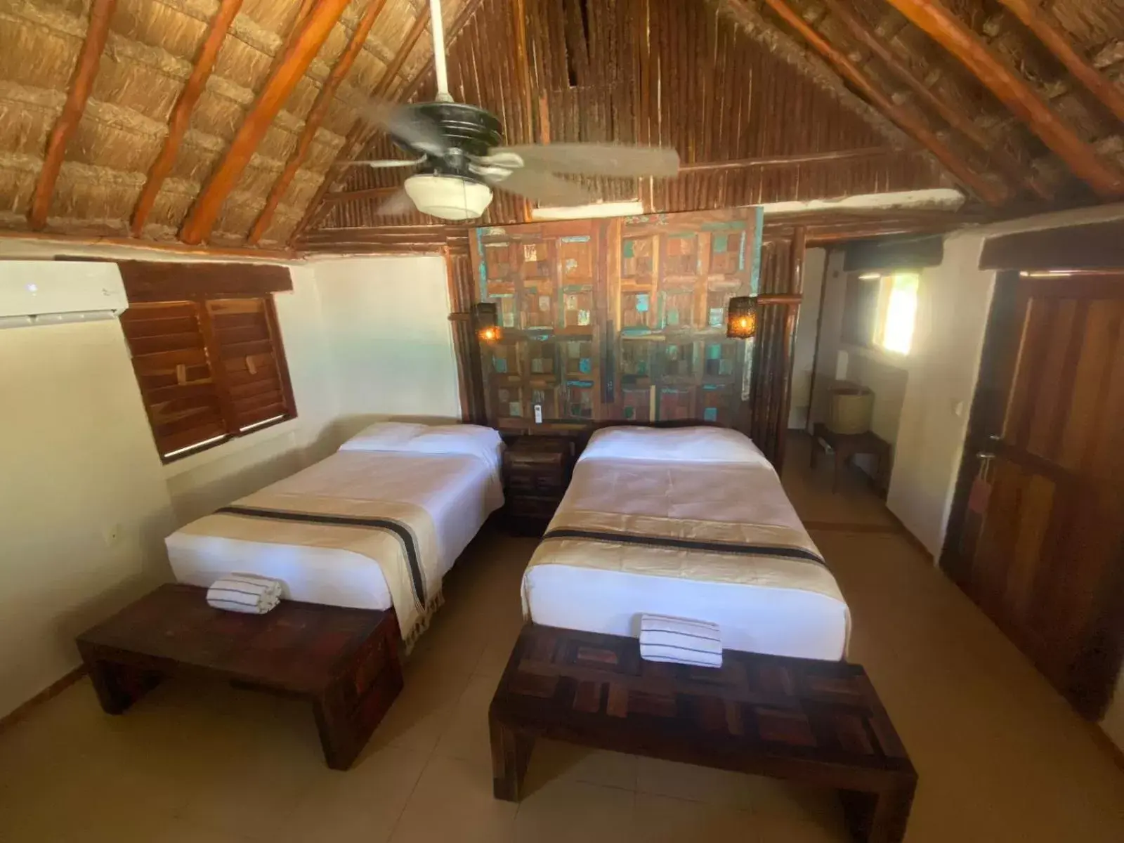 Bedroom, Bed in BT Live Tulum located at the party zone