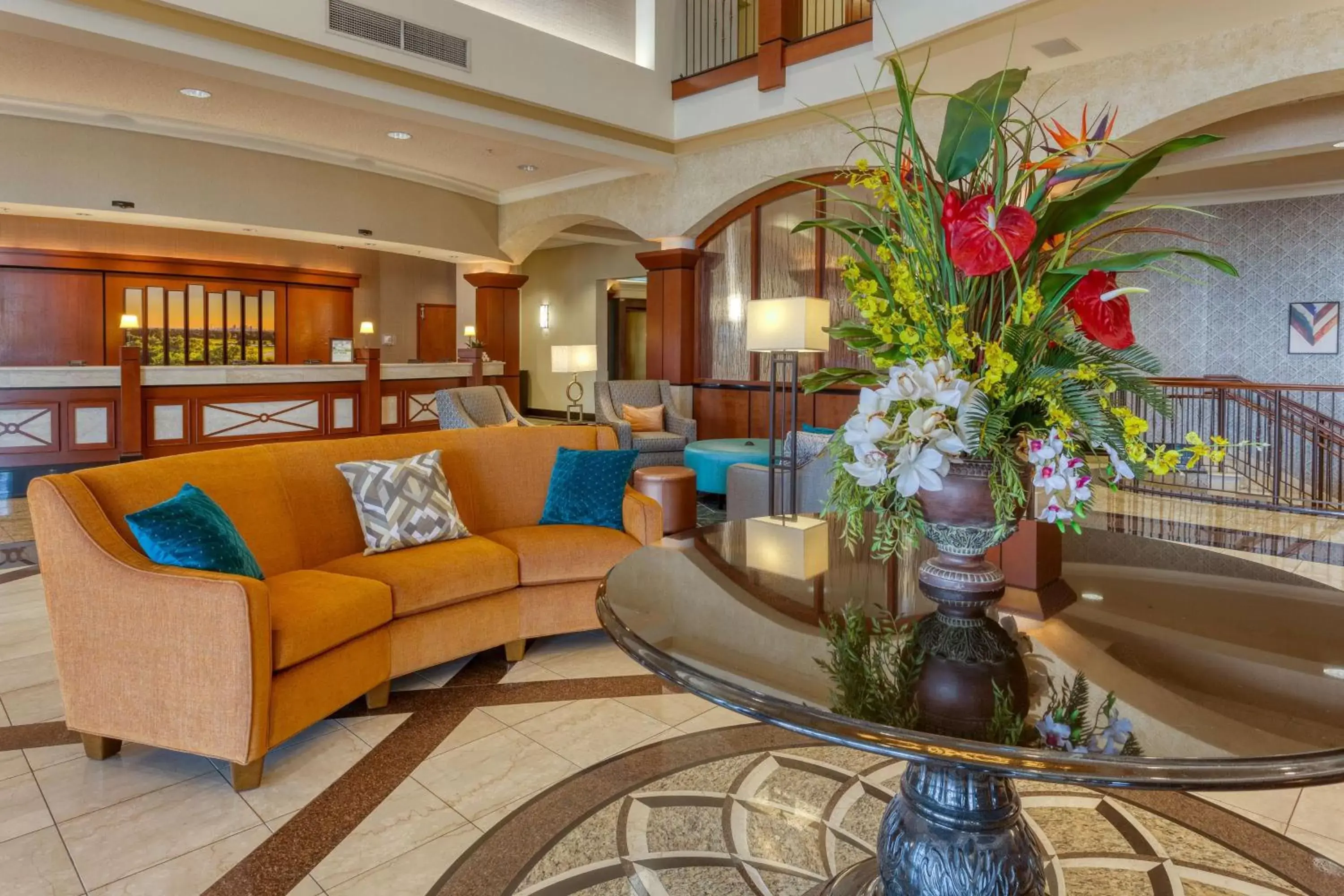 Lobby or reception in Drury Plaza Hotel St. Louis Chesterfield