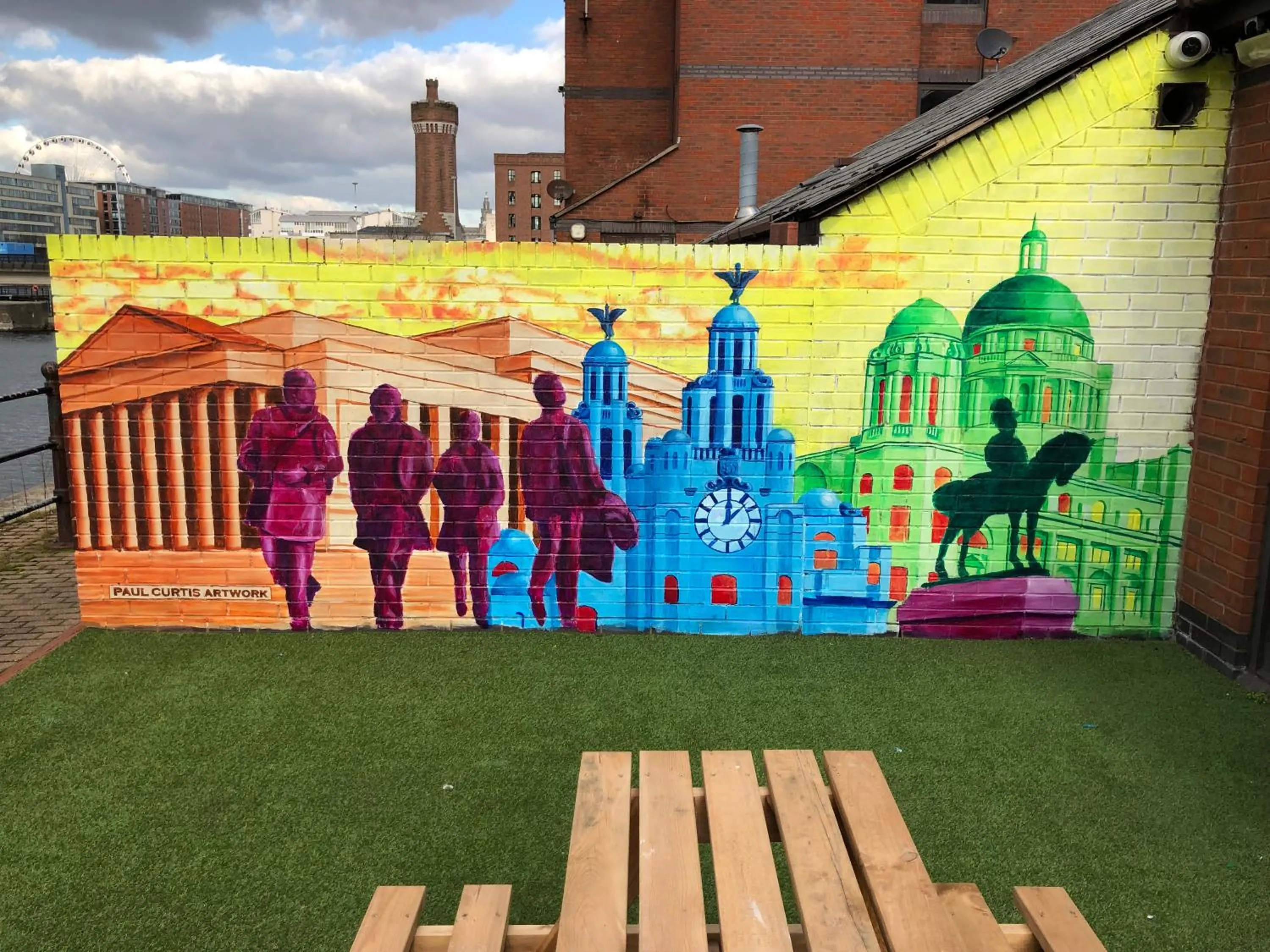 Garden in Campanile Liverpool