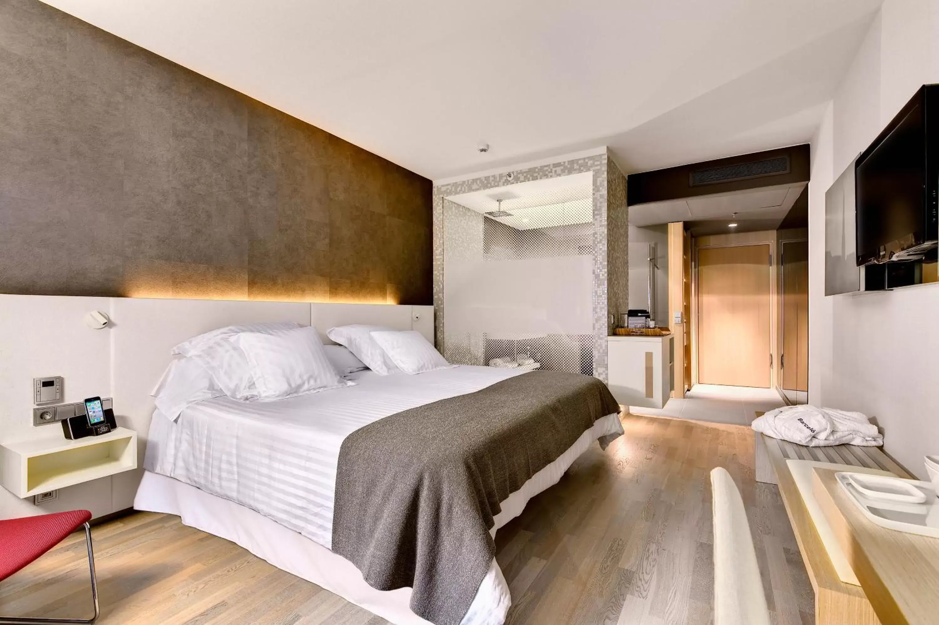 Bedroom, Bed in Barceló Hamburg