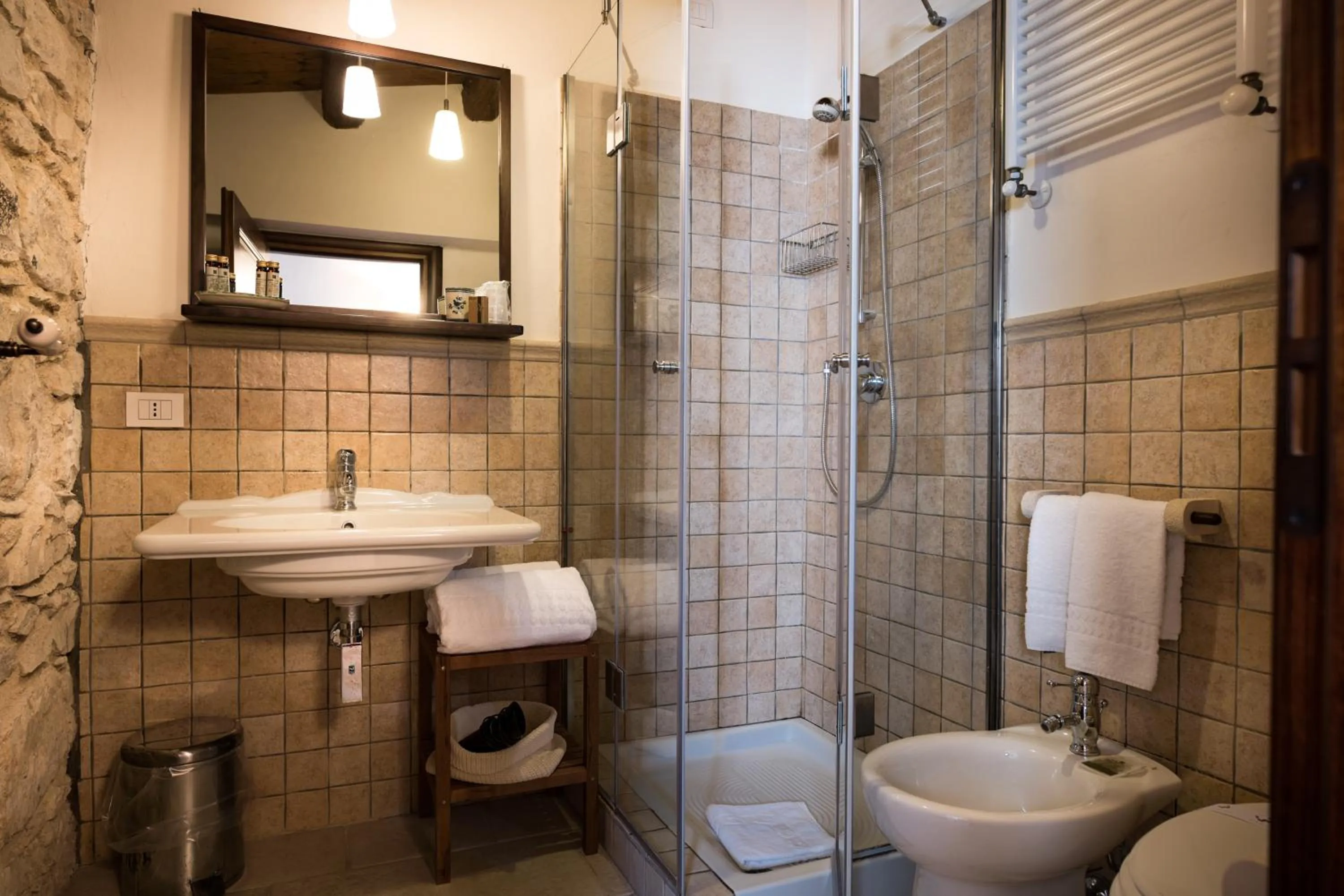 Shower in La Dimora di Spartivento - BW Signature Collection