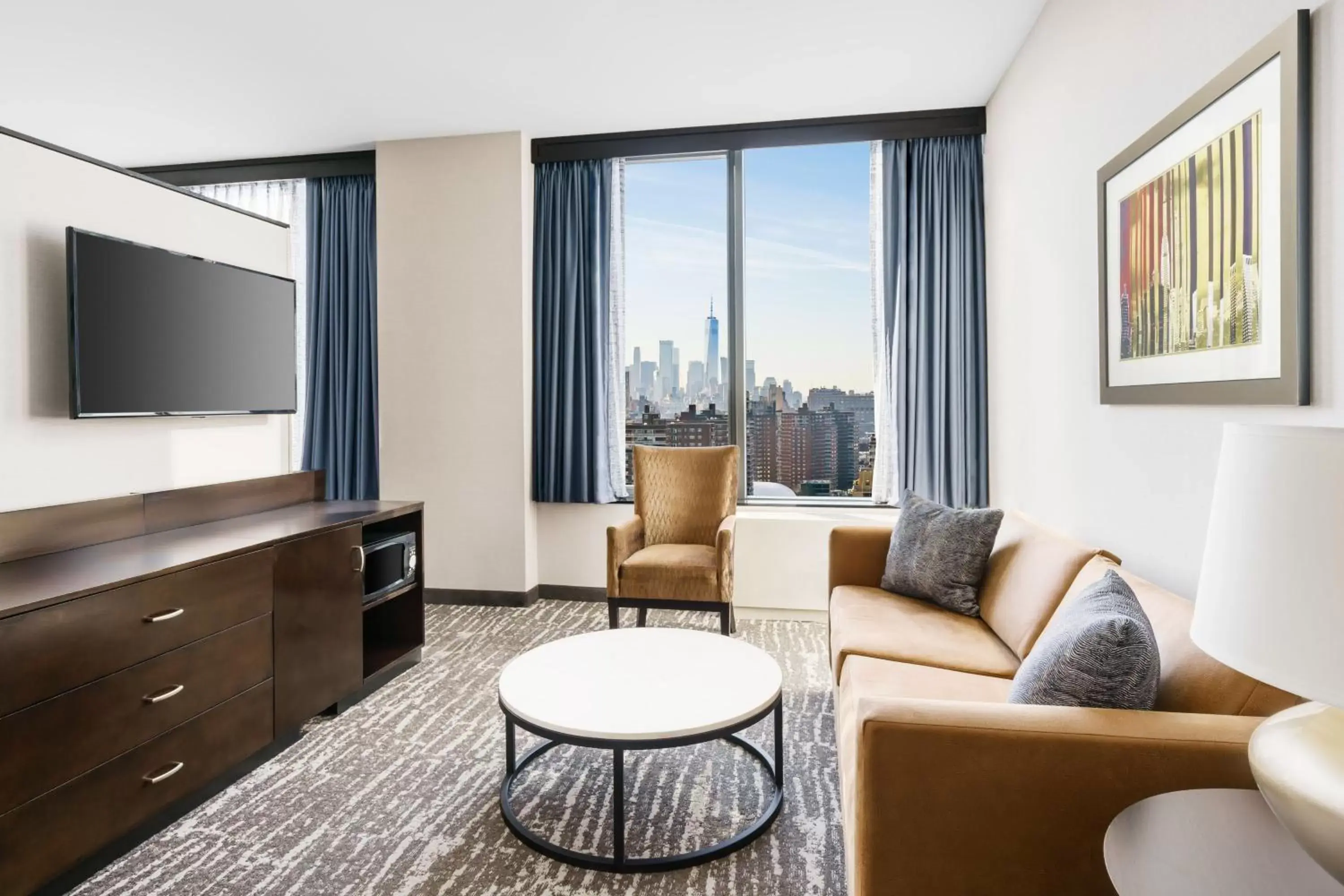 Living room, Seating Area in Fairfield Inn & Suites by Marriott New York Midtown Manhattan/Penn Station