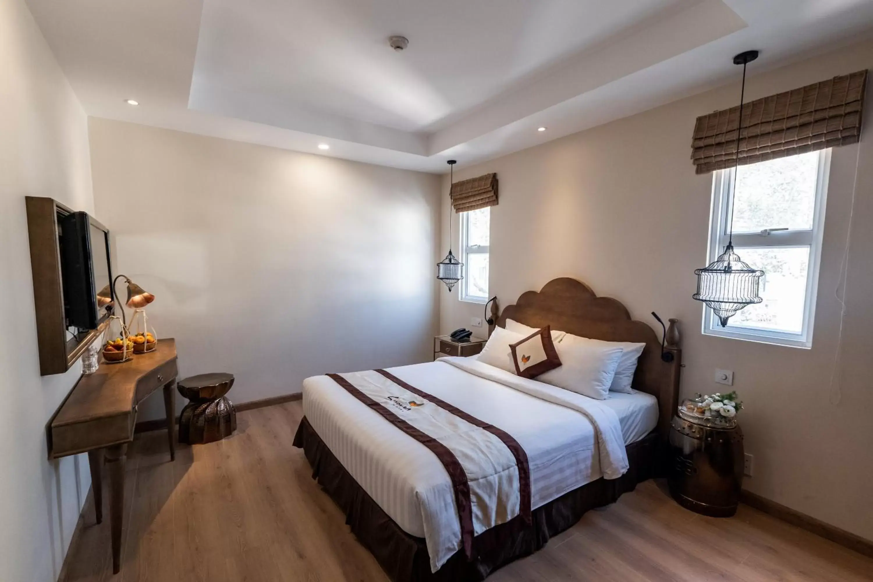 Bedroom in Sanouva Saigon Hotel