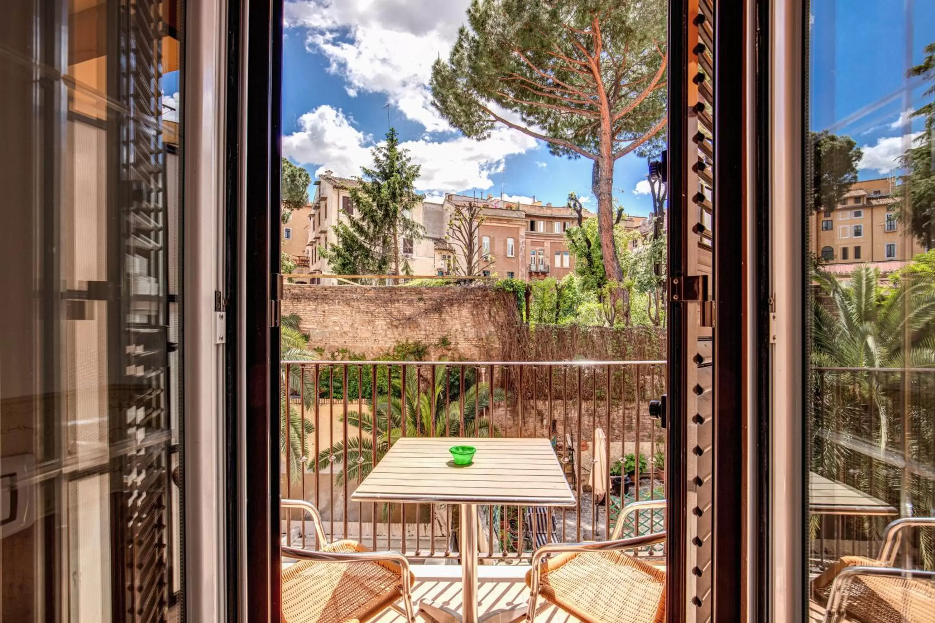 Balcony/Terrace in Hotel Verona Rome