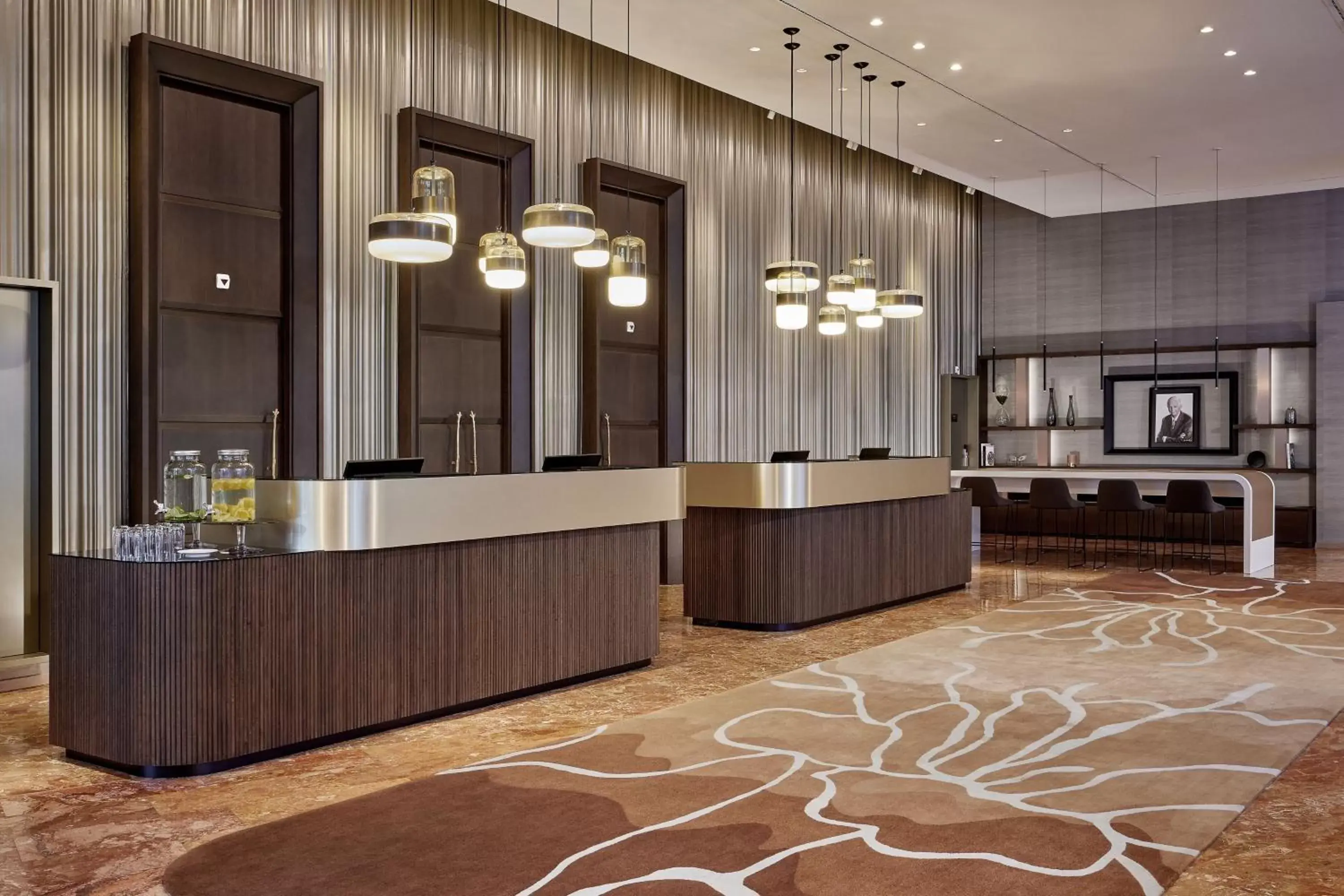 Lobby or reception, Lobby/Reception in Basel Marriott Hotel