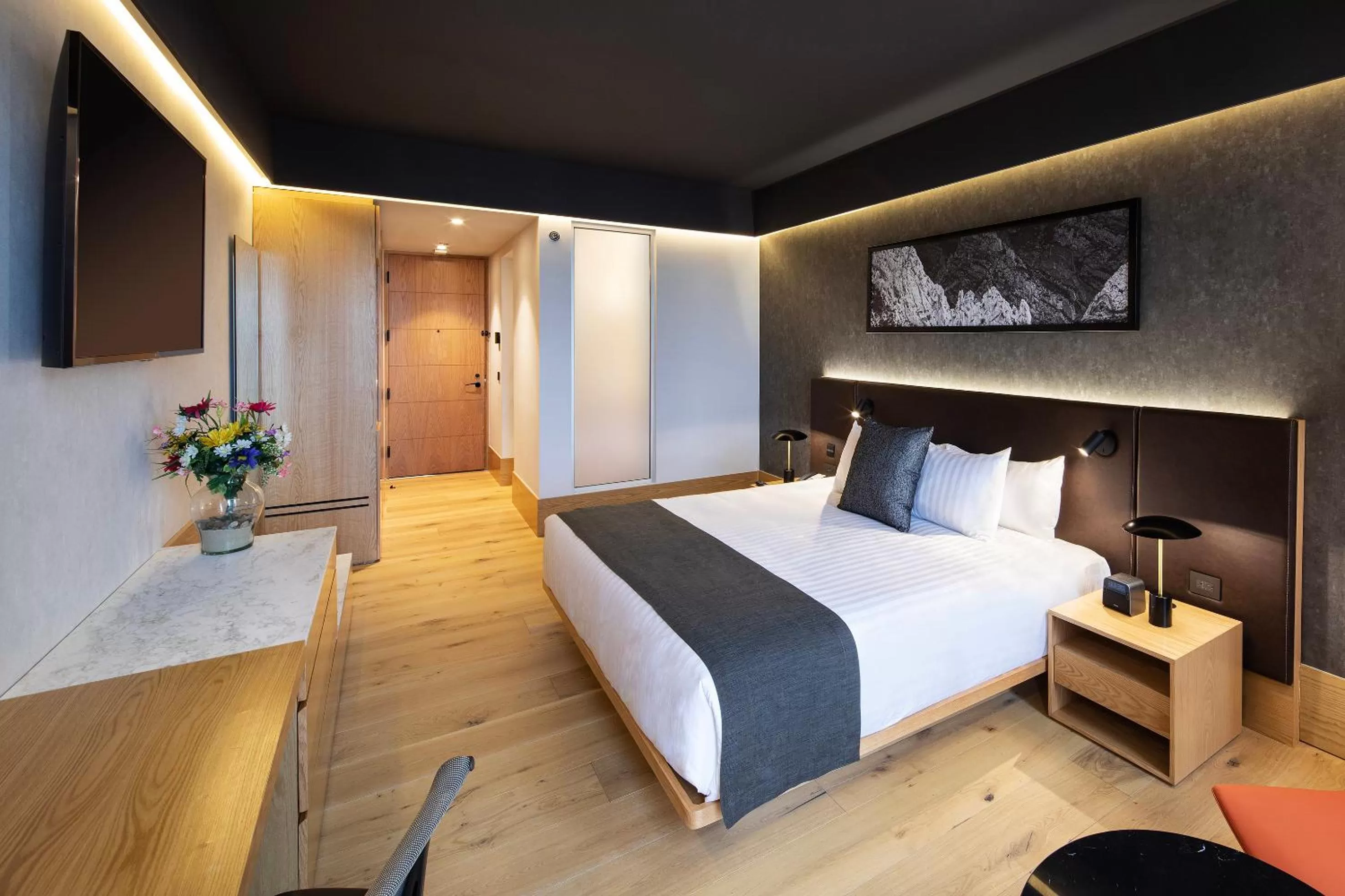 Bedroom, Bed in Galeria Plaza Monterrey