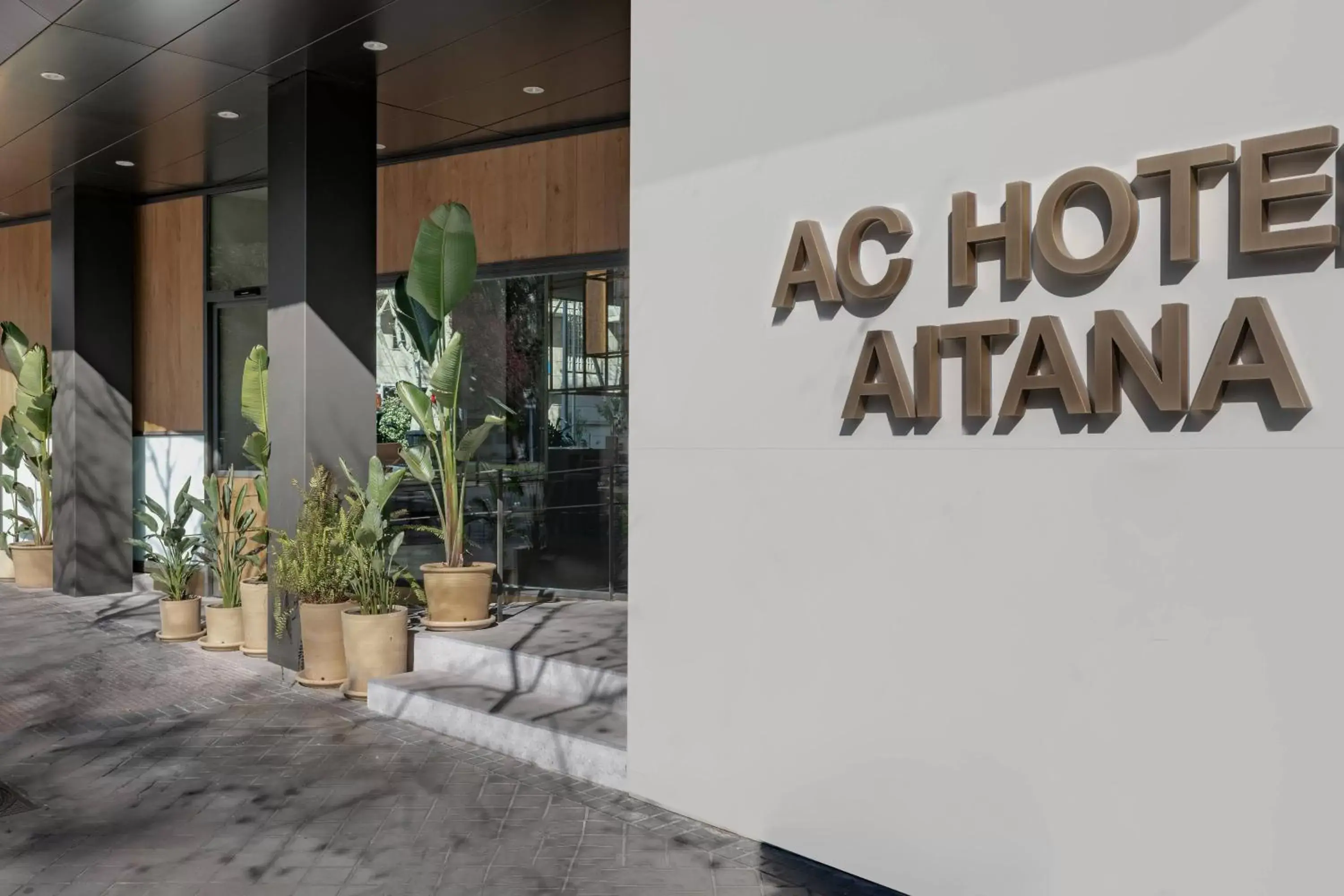 Property building in AC Hotel Aitana by Marriott