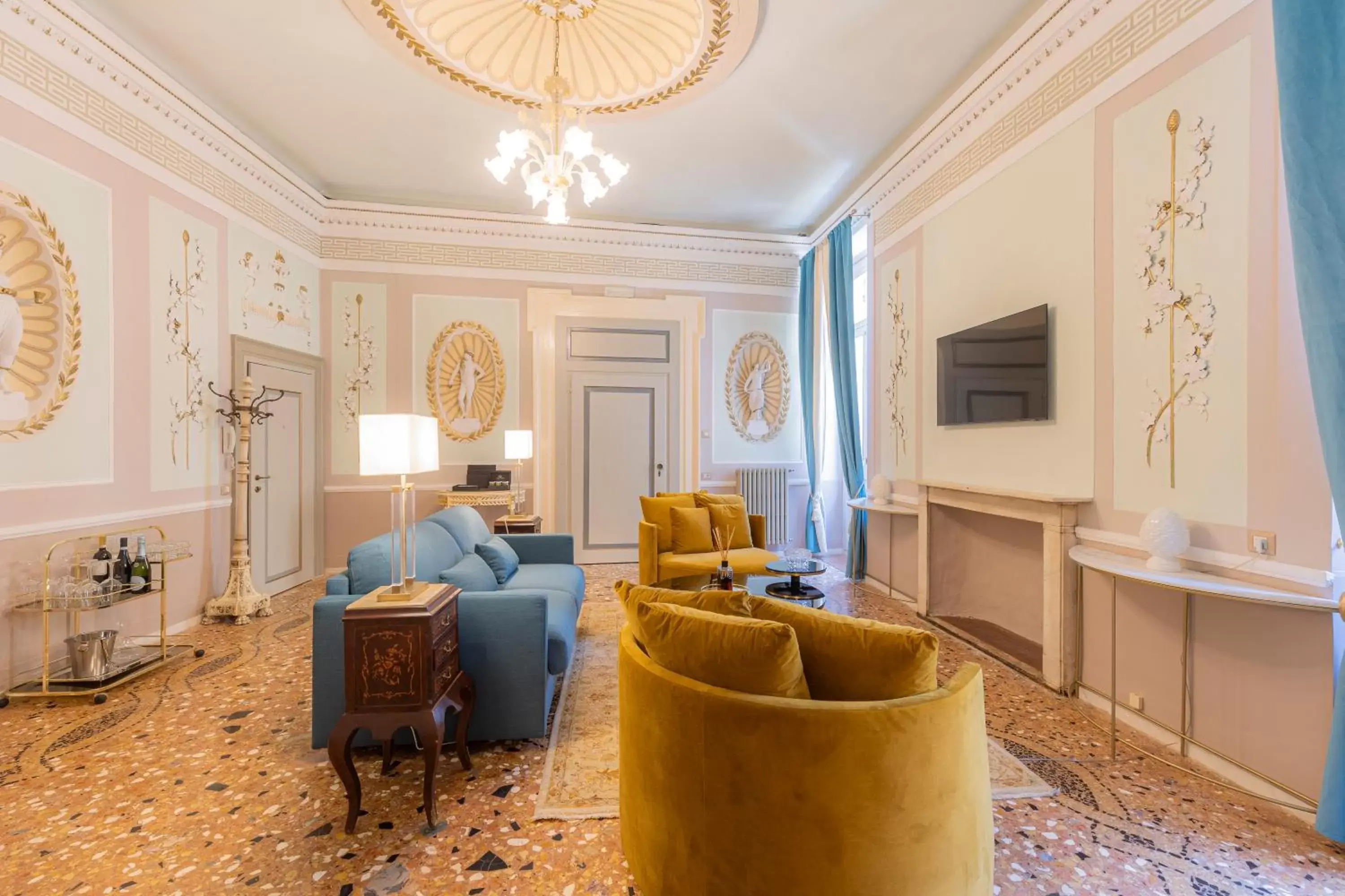 Living room, Seating Area in Corte Realdi - Palazzo Camozzini
