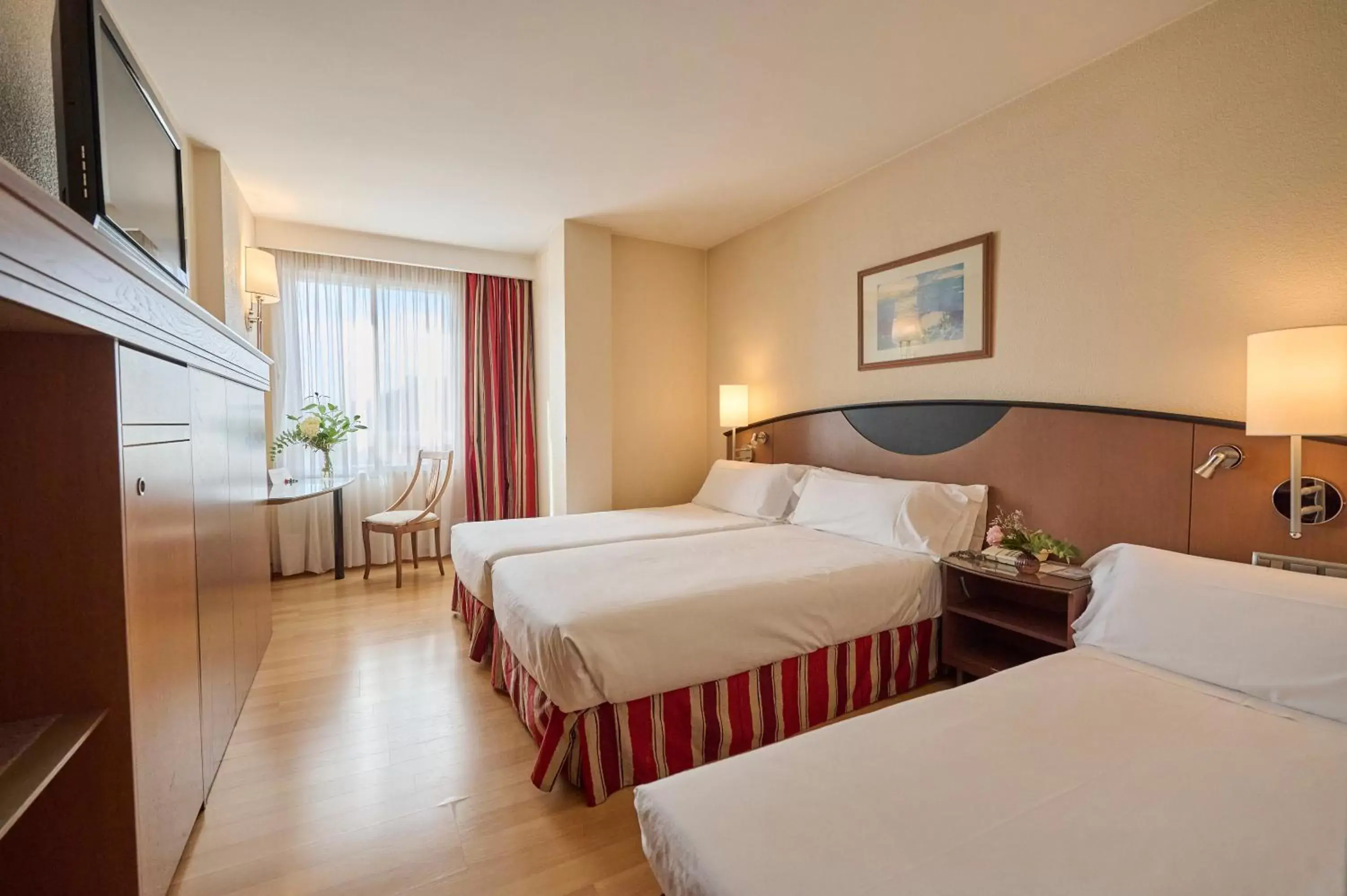 Bedroom, Bed in Hotel Albret