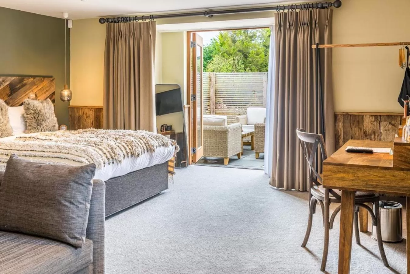 Photo of the whole room, Bed in The Litton