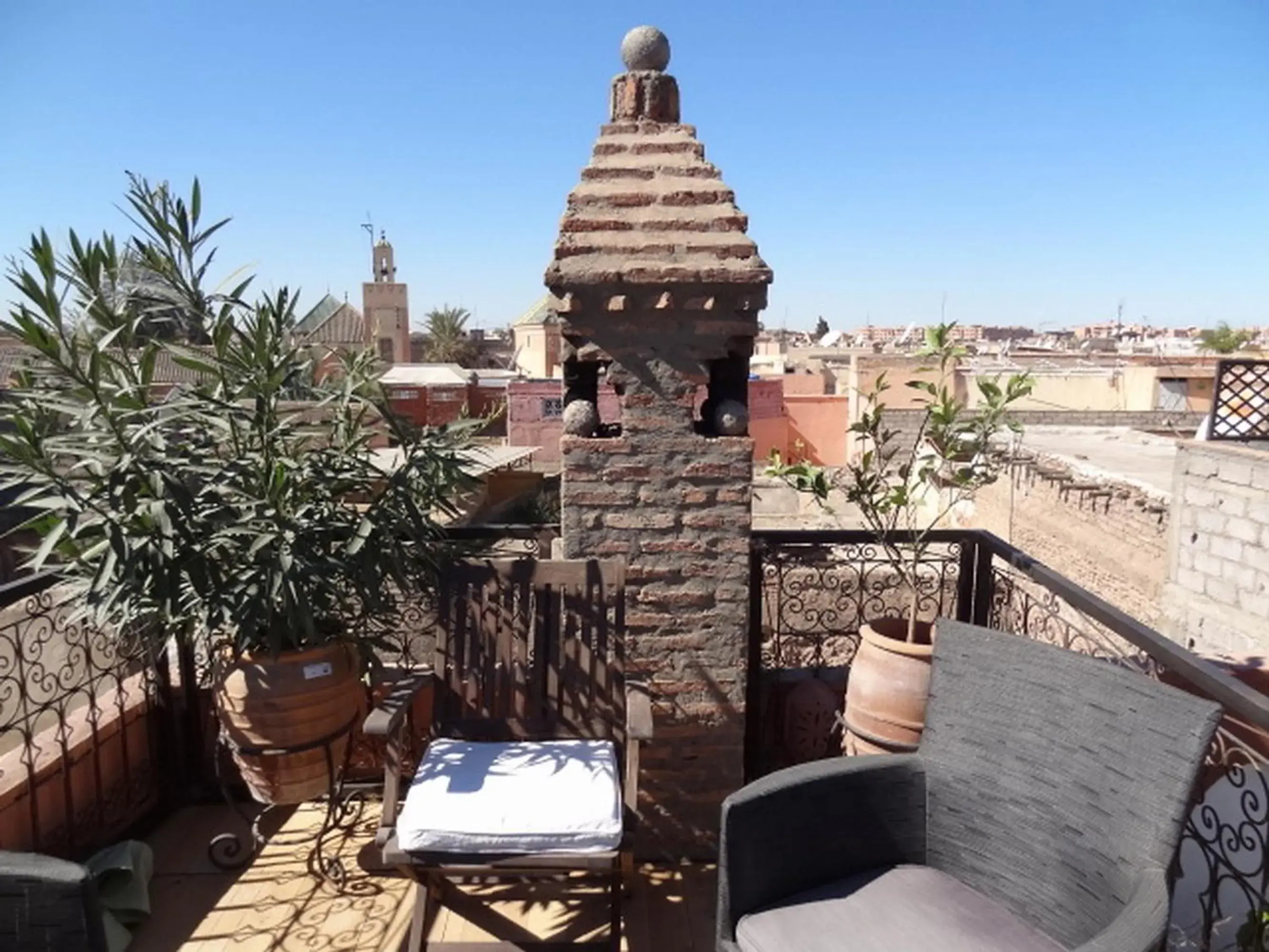 Living room in Riad Eloise