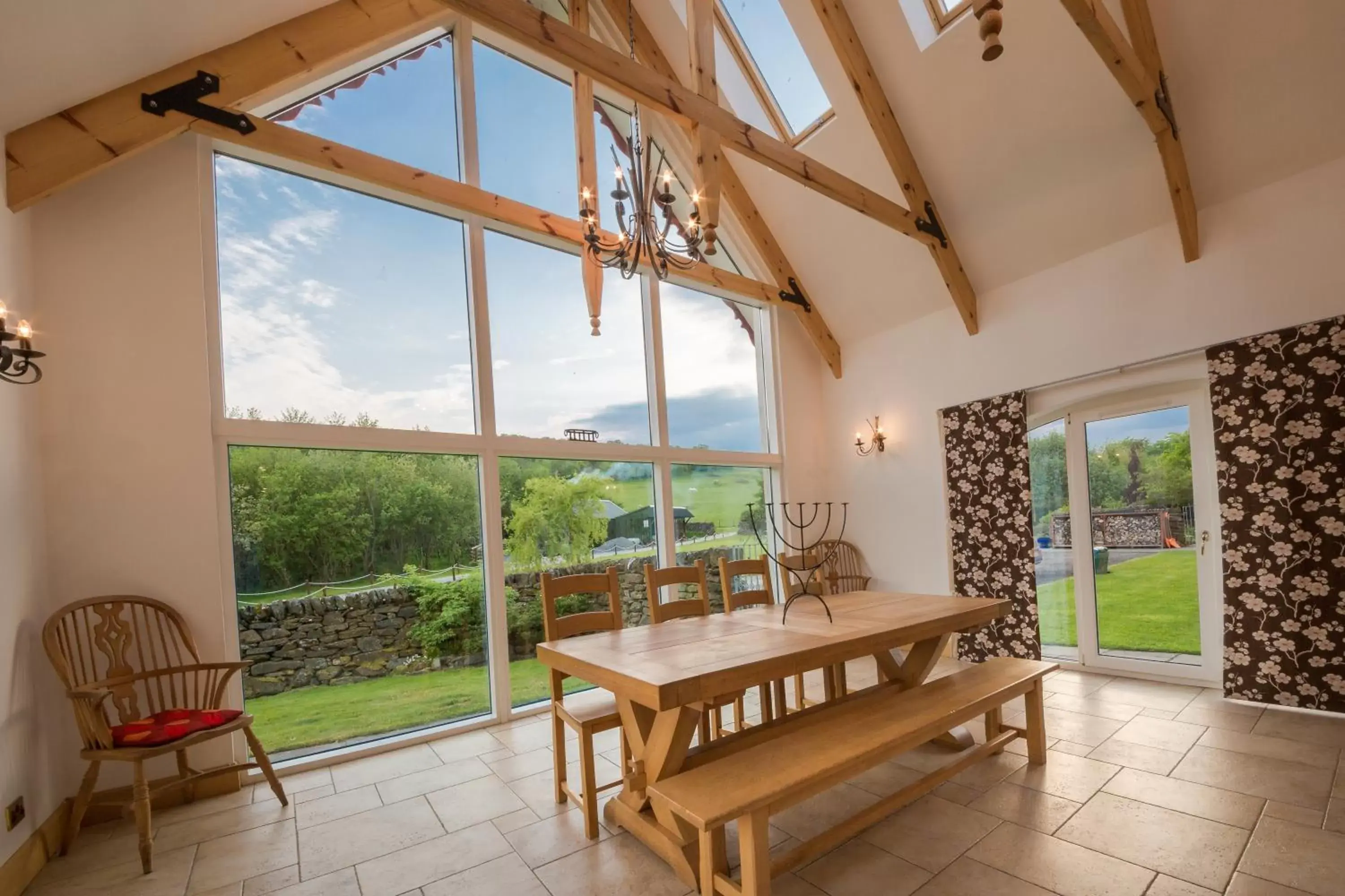 Patio in Errichel House and Cottages