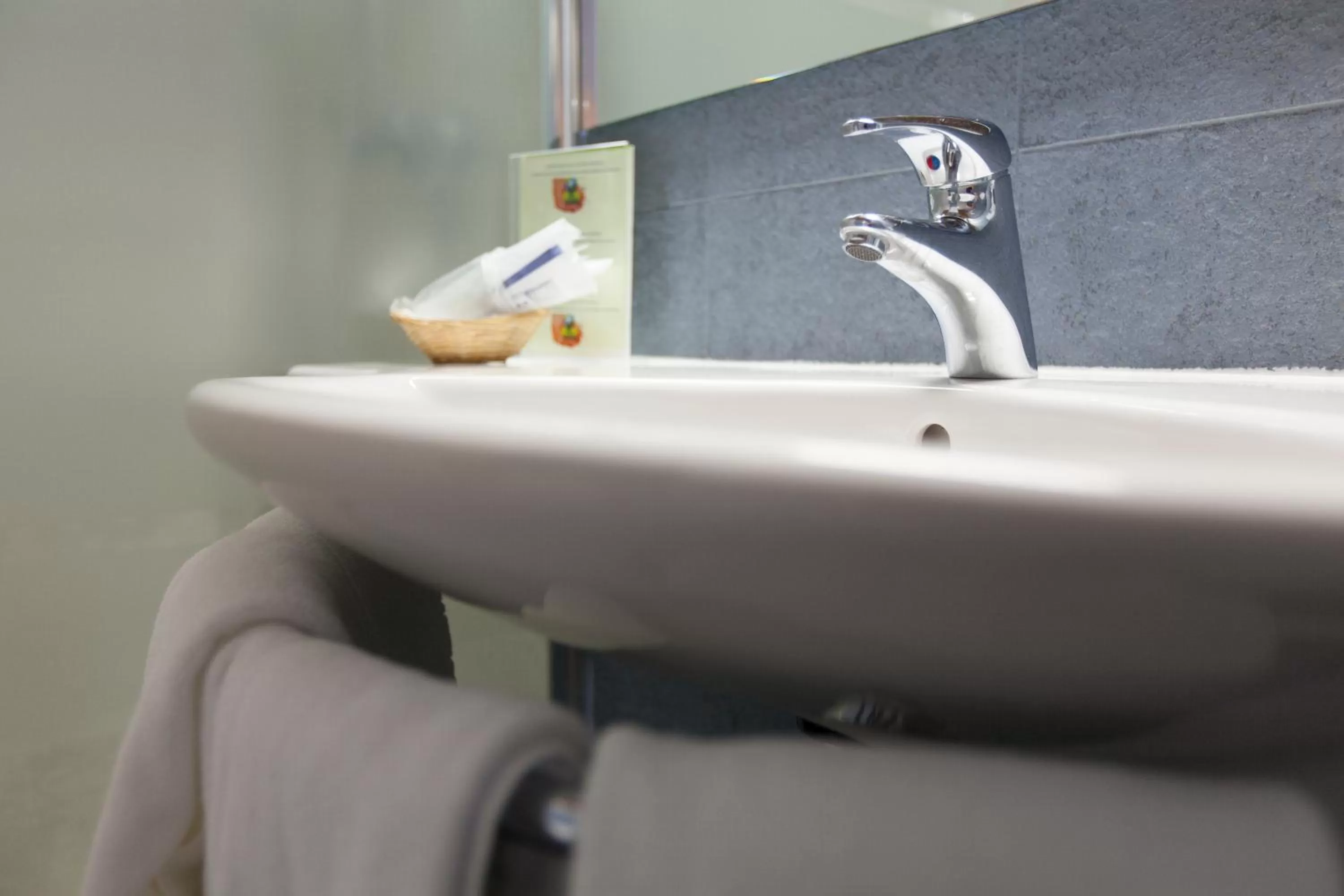 Toilet in Hotel Restaurant Les Brases