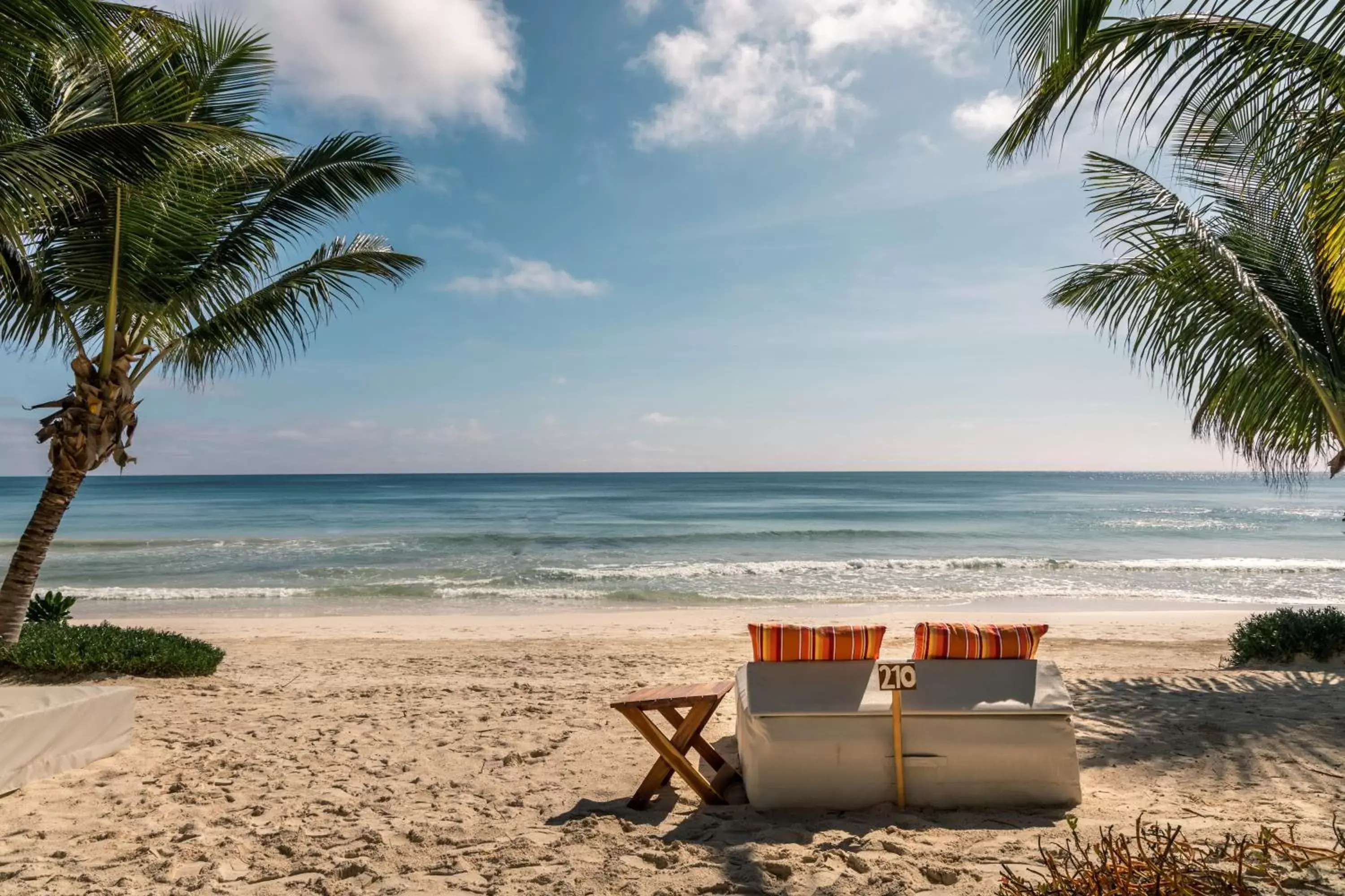 Seating area, Beach in The Beach Tulum