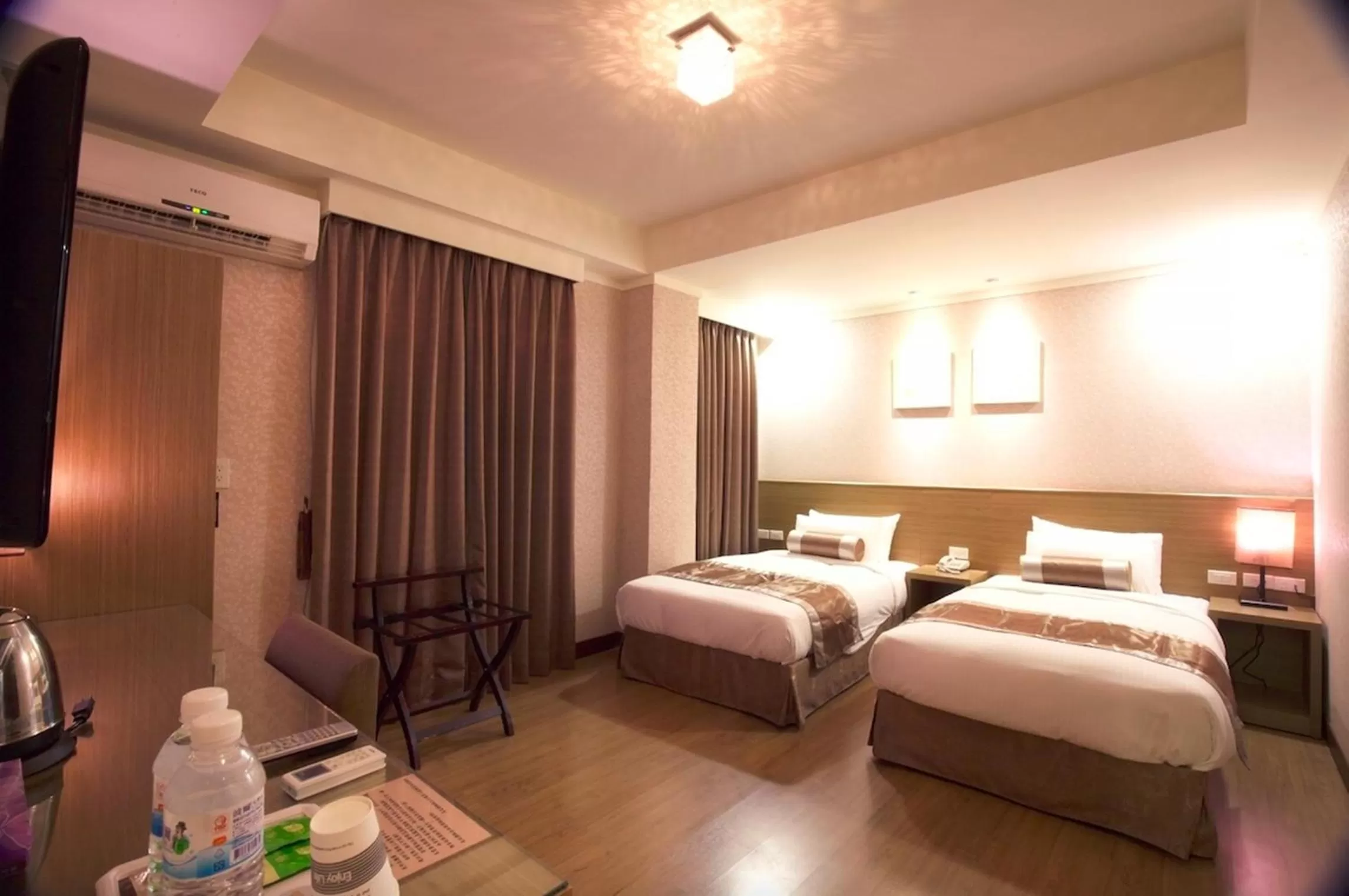 Bed in True Friend Hotel