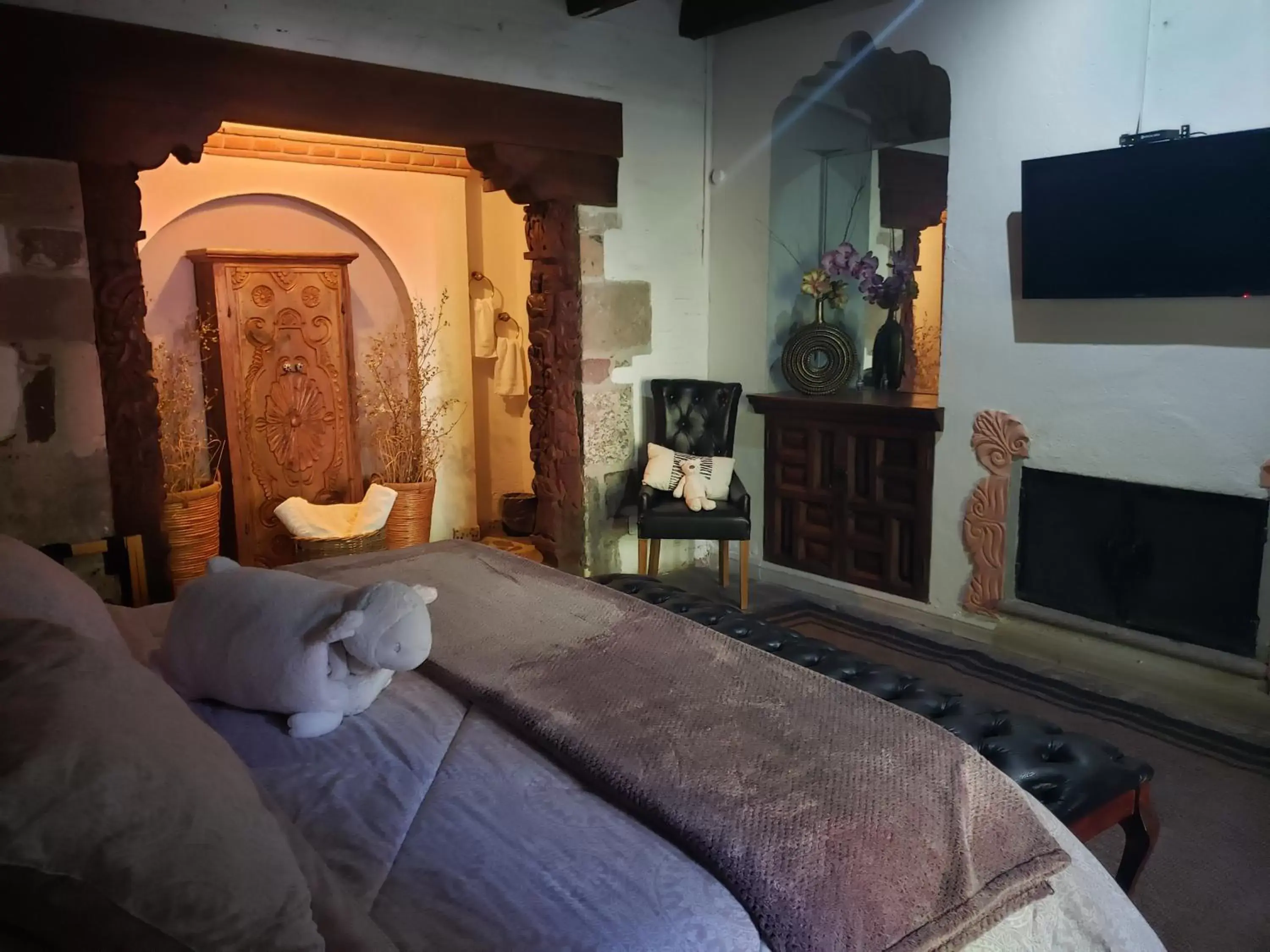 Bedroom, Bed in Tres Fuentes Hotel Boutique