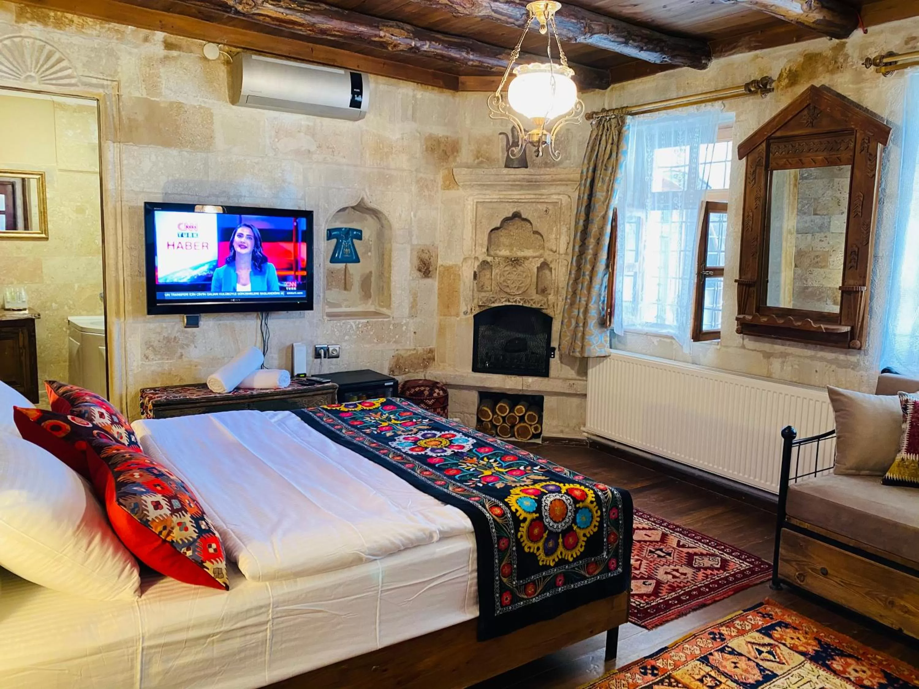 Bed in YASTIK HOUSES - Cappadocia