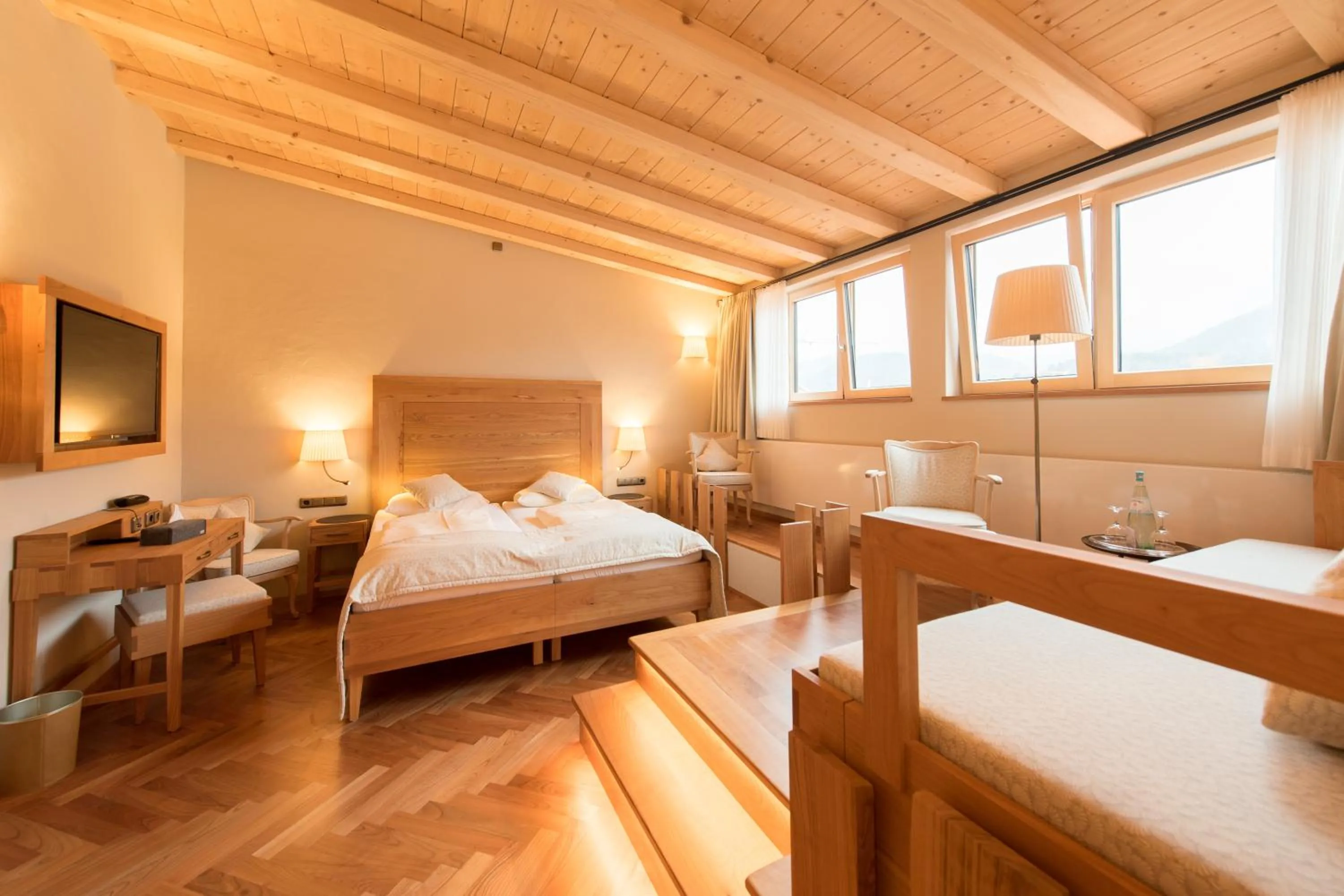 Photo of the whole room, Bed in Biohotel Garmischer Hof