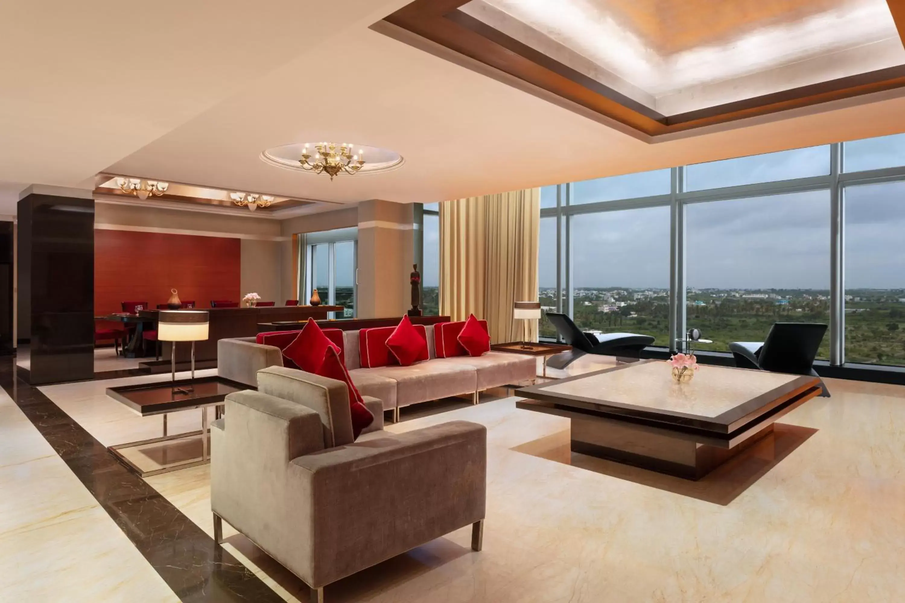 Living room, Seating Area in Le Meridien Coimbatore