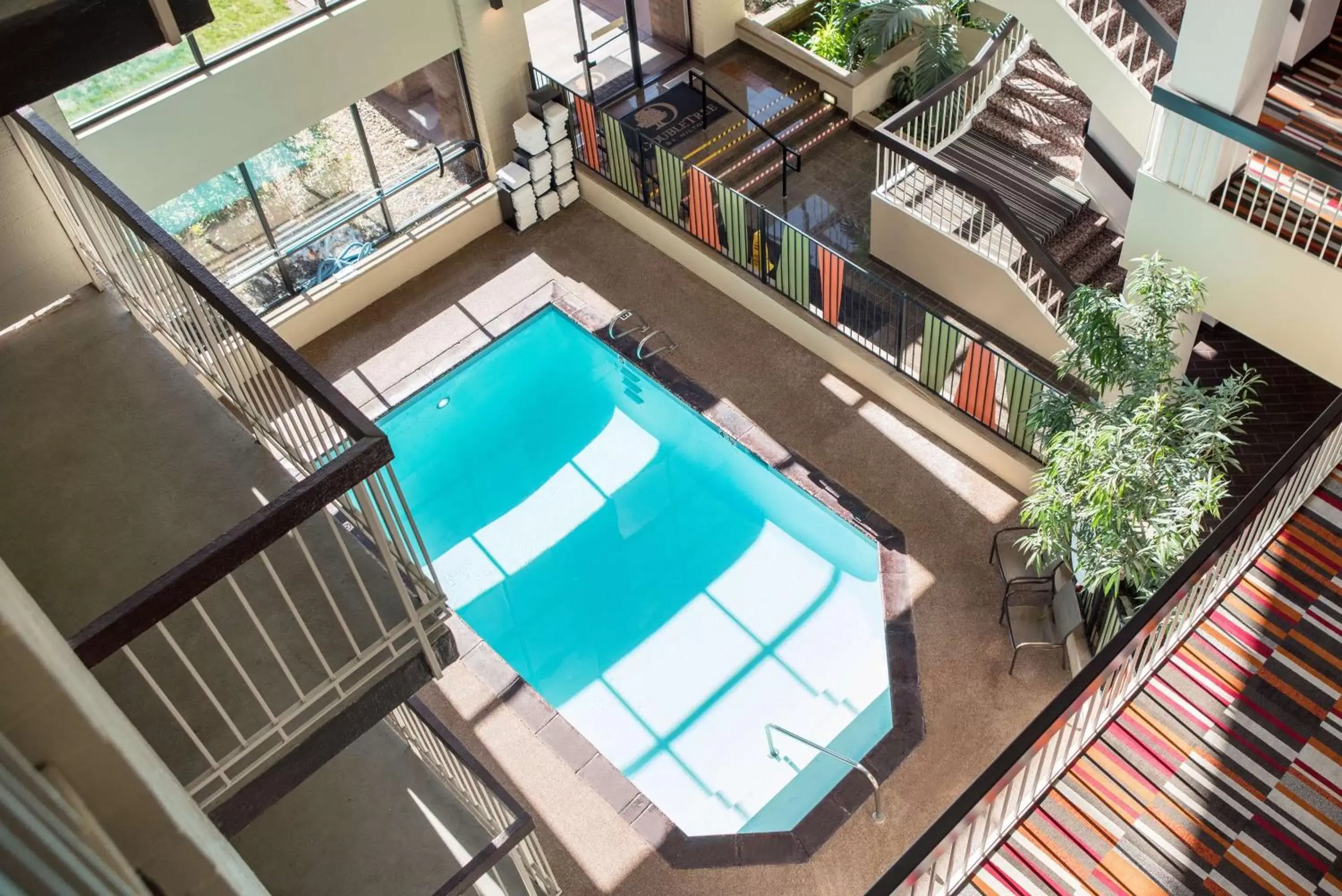 Pool view in DoubleTree by Hilton Denver Tech Pool view in DoubleTree by Hilton Denver Tech